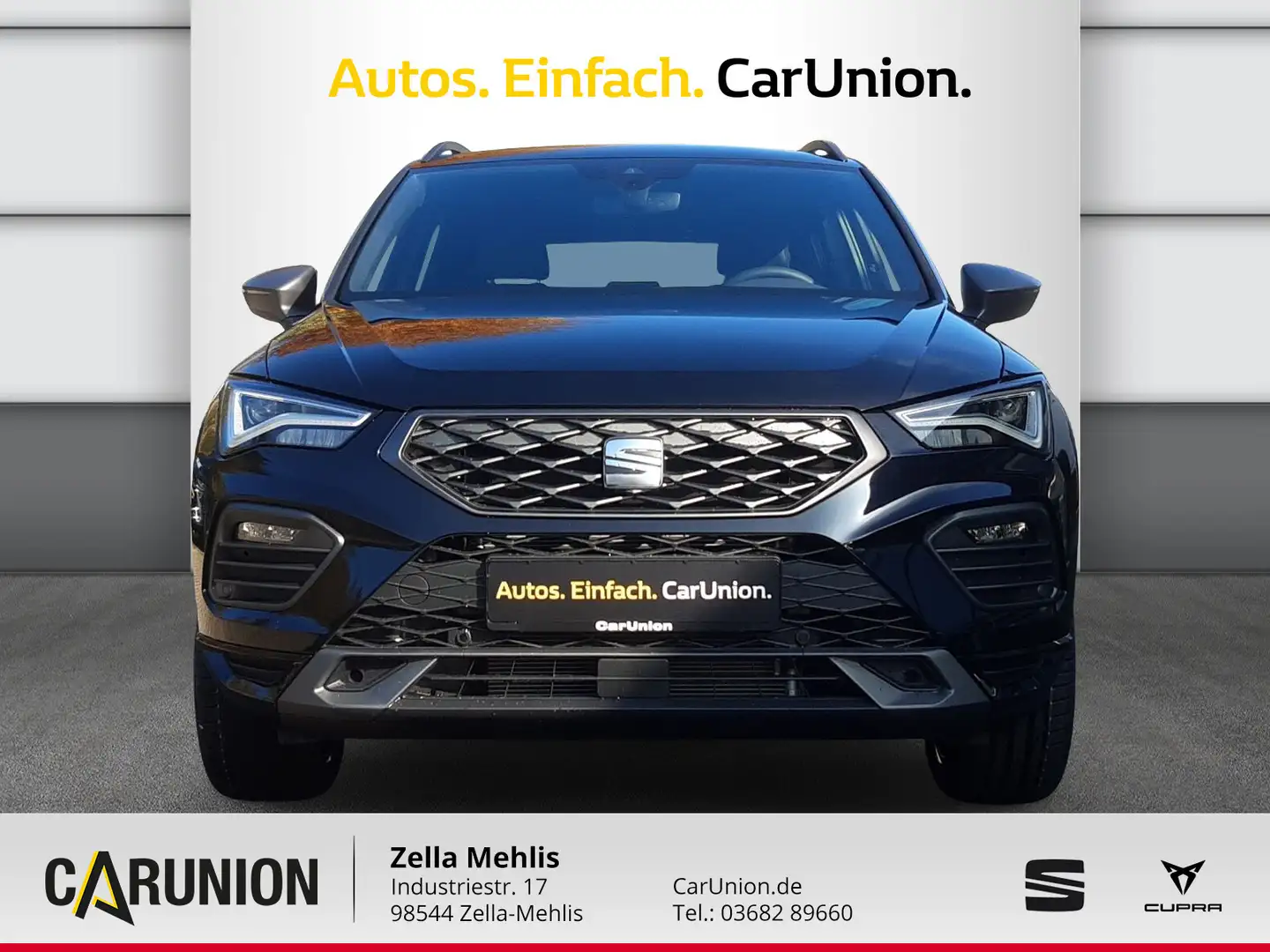 SEAT Ateca 2.0l TDI 150 PS 7 G DSG*AHZV*Standh.* Nero - 2