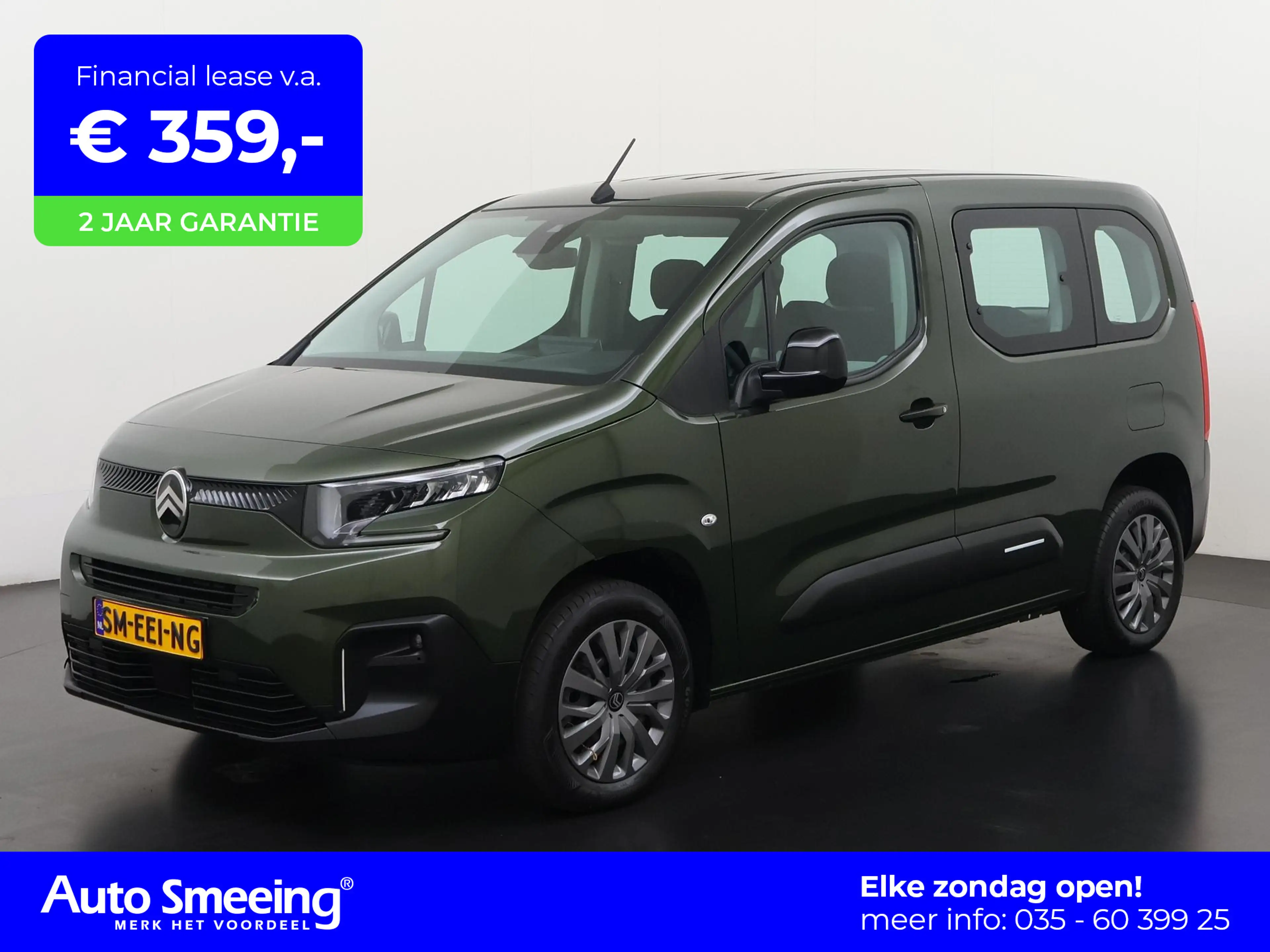 Citroen Berlingo ë-Berlingo Feel 50 kWh | 3 Fase | Carplay | 5 pers