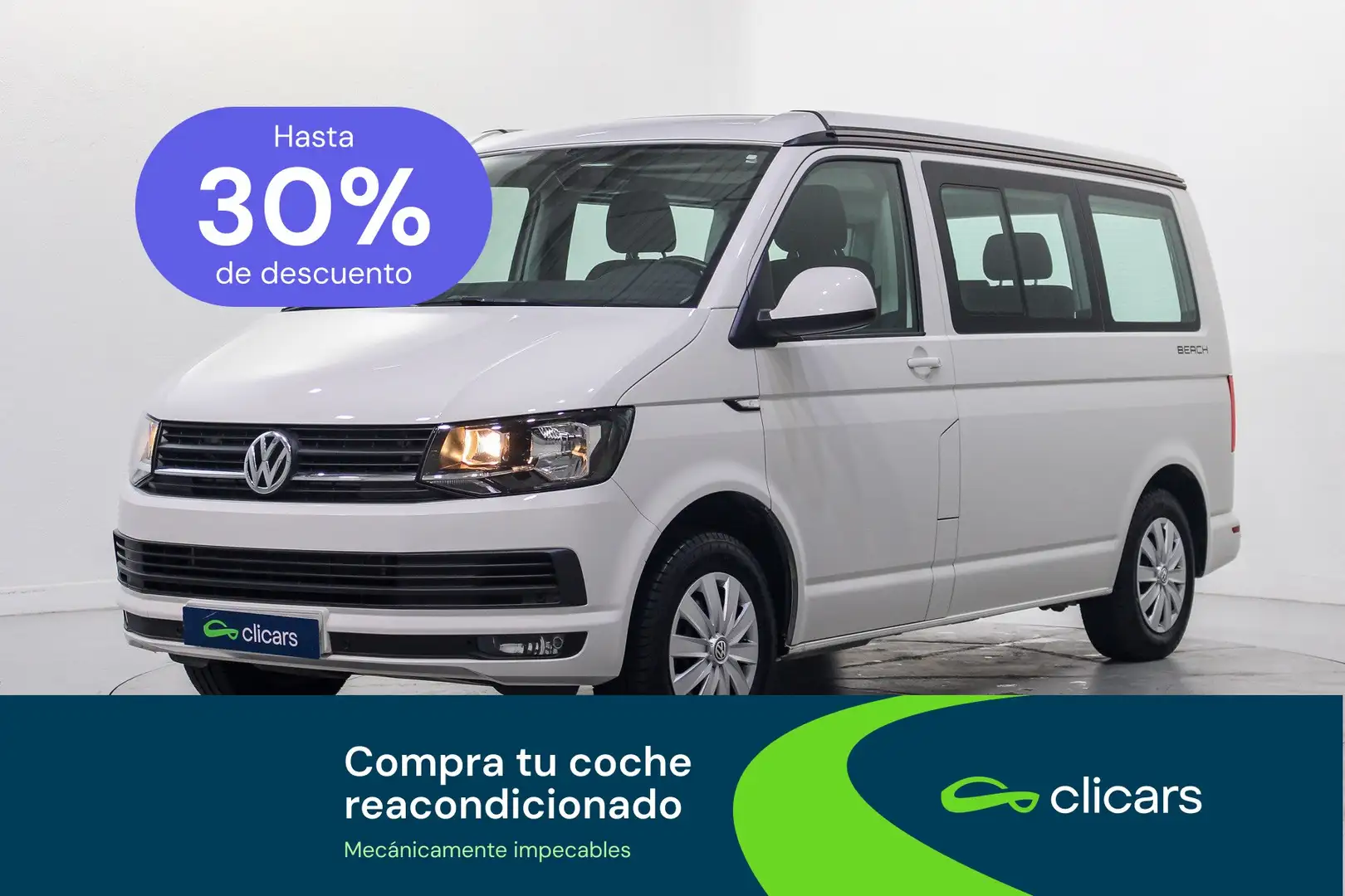 Volkswagen T5 California 2.0TDI BMT Beach DSG 110kw Blanco - 1