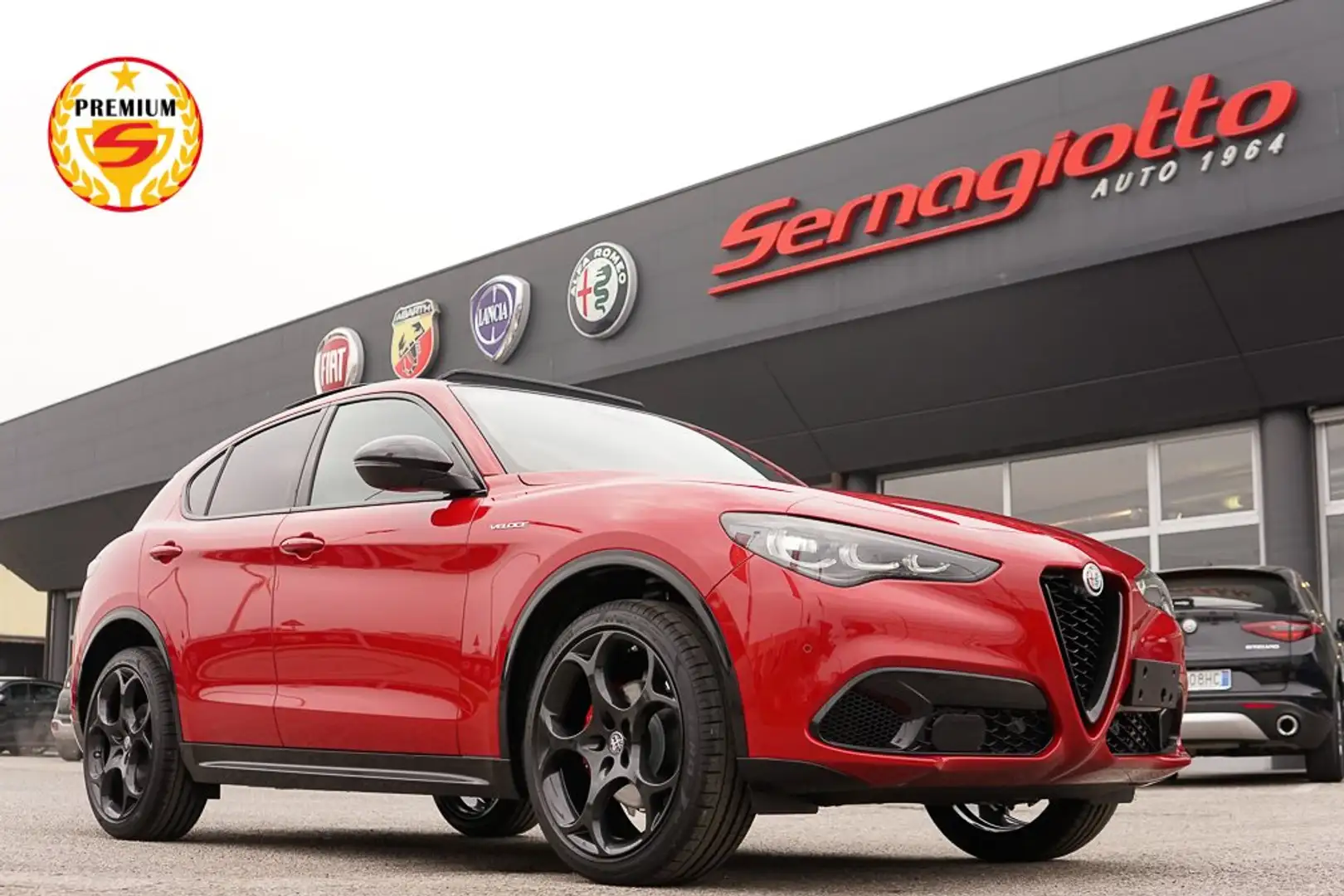 Alfa Romeo Stelvio 2.0 280cv t Veloce Q4 Pack Harman & Kardon TETTO Rosso - 1