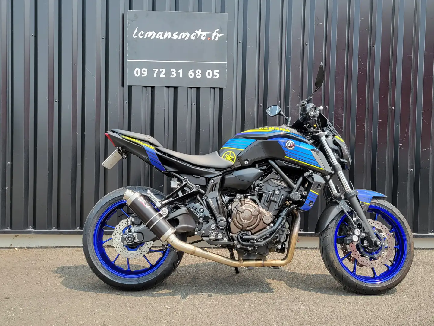 Yamaha MT-07 Azul - 1