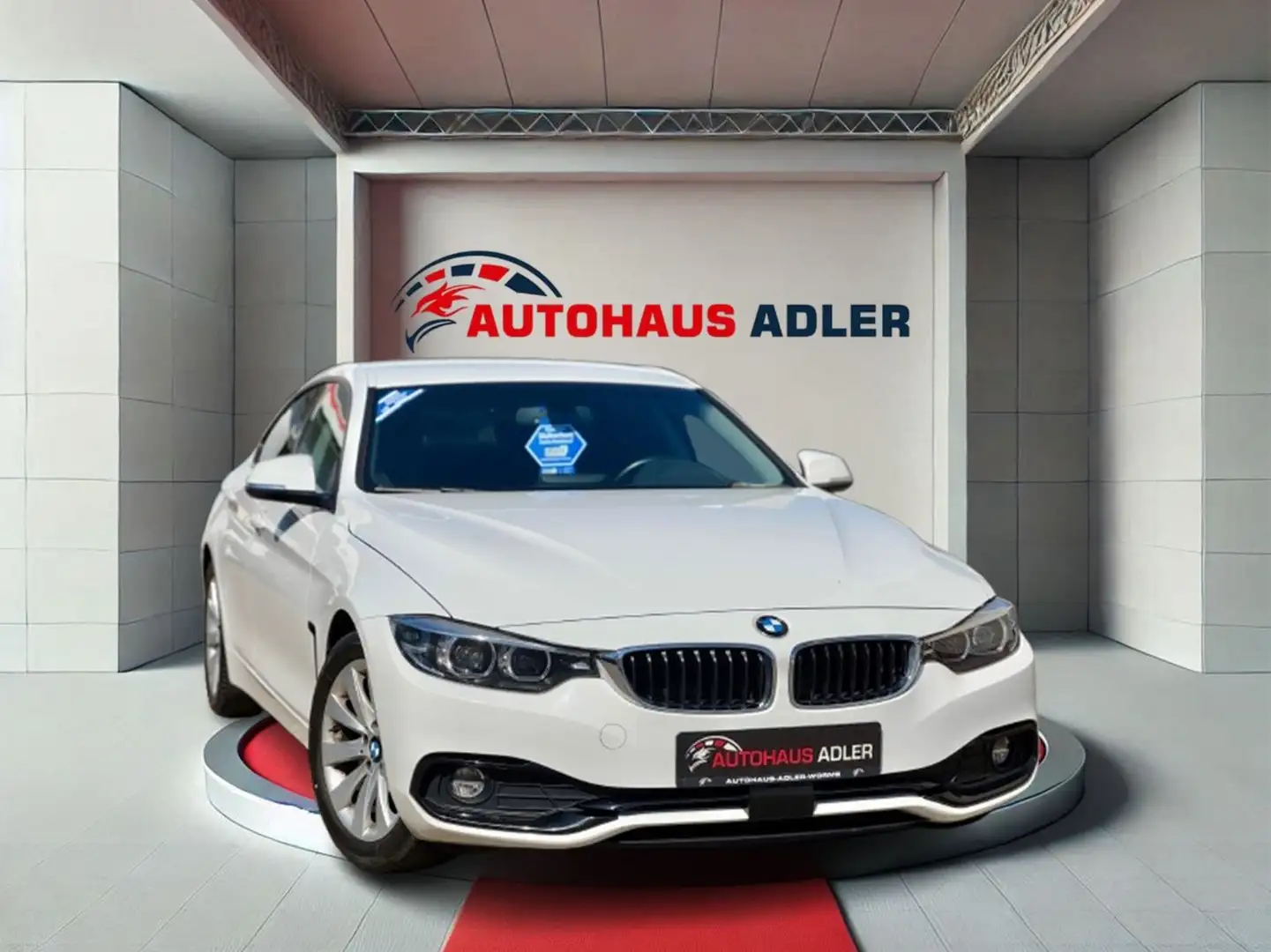 BMW 420 d Gran Coupe SPORT-LINE*AUTOM*NAVI*LED*PDC*SH Weiß - 1