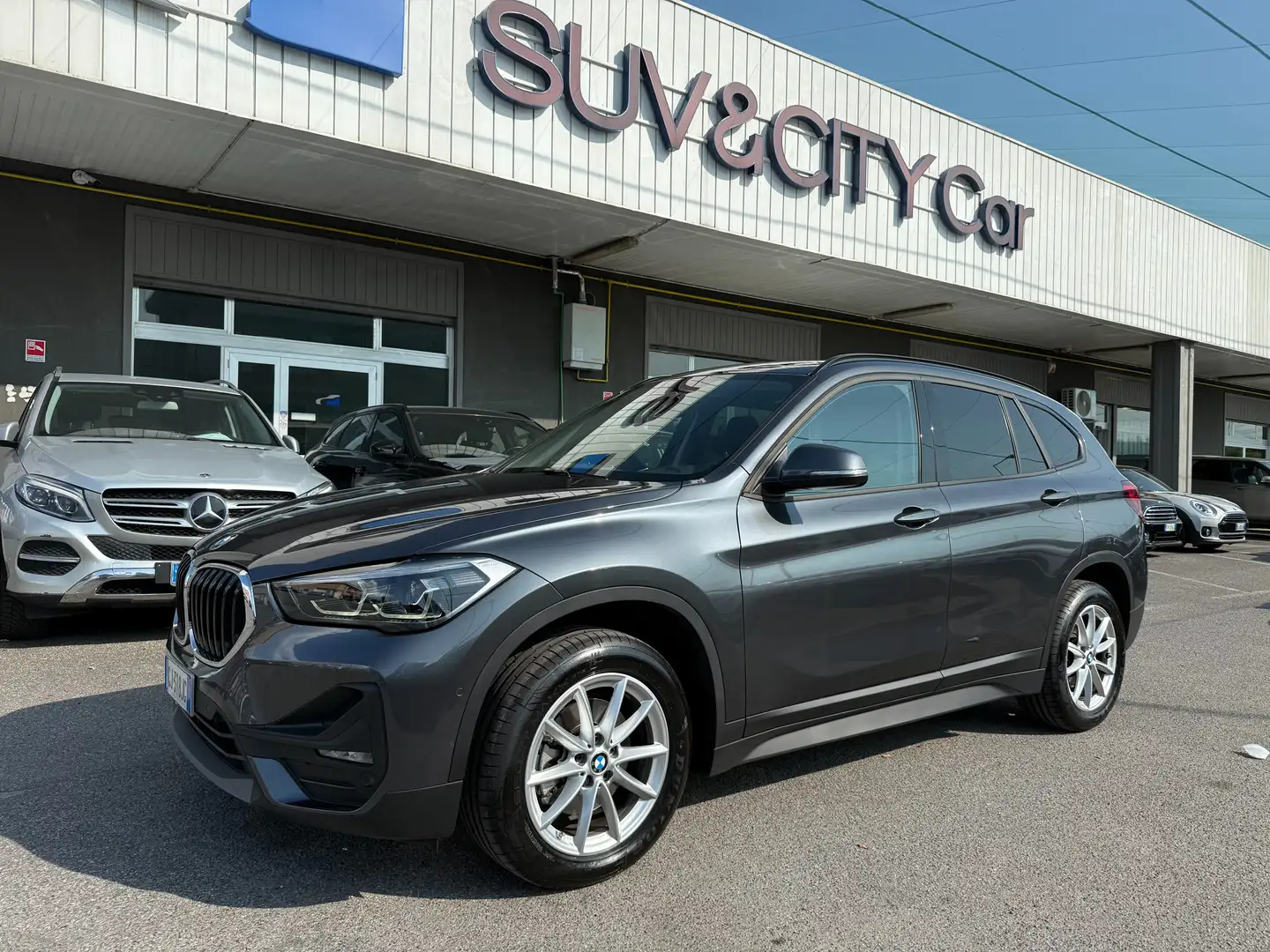 BMW X1 X1 xdrive18d SERVICE IN BMW  auto Grigio - 1