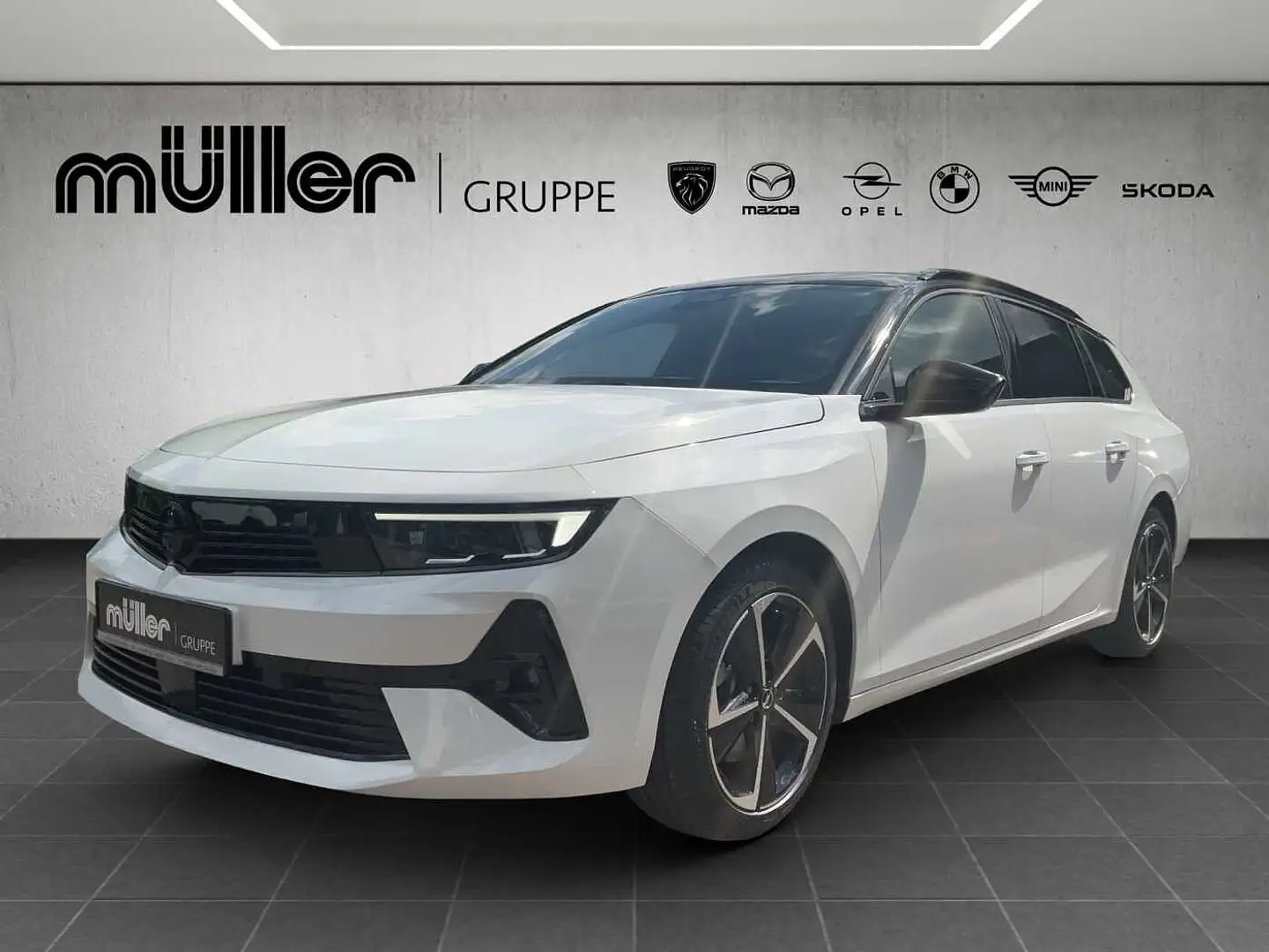Opel Astra Sports Tourer Diesel 1.5 D Automatik GS Weiß - 1