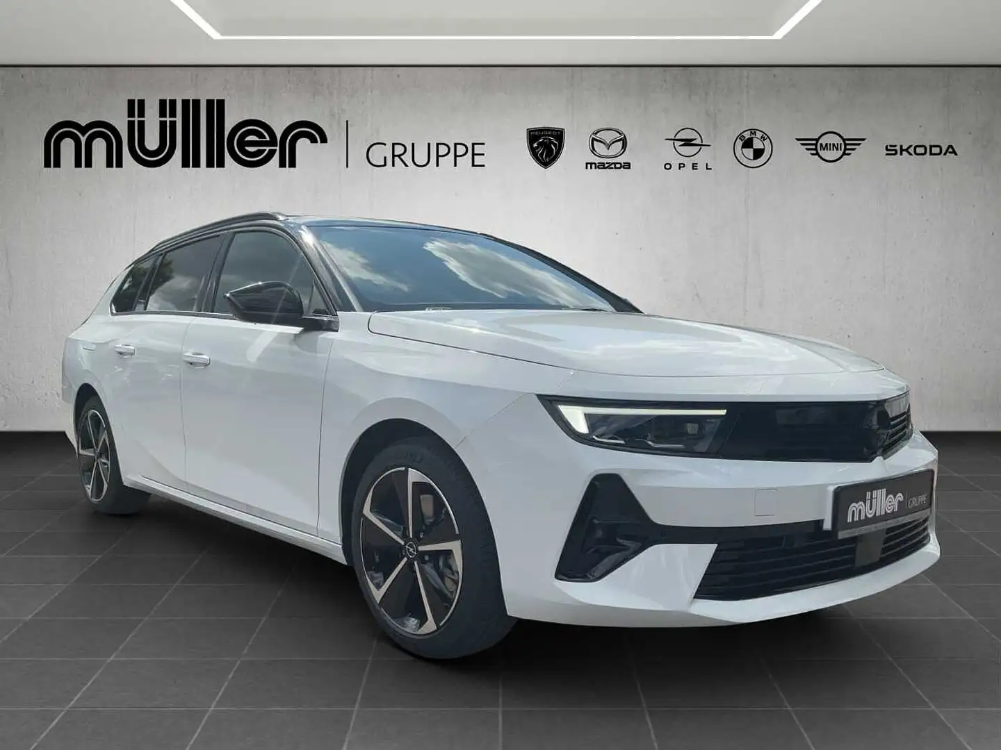 Opel Astra Sports Tourer Diesel 1.5 D Automatik GS Weiß - 2