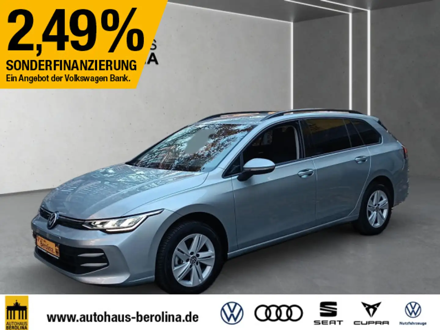 Volkswagen Golf Variant Golf VIII Variant 1.5 eTSI Life DSG *R-CAM*ACC* Silber - 2