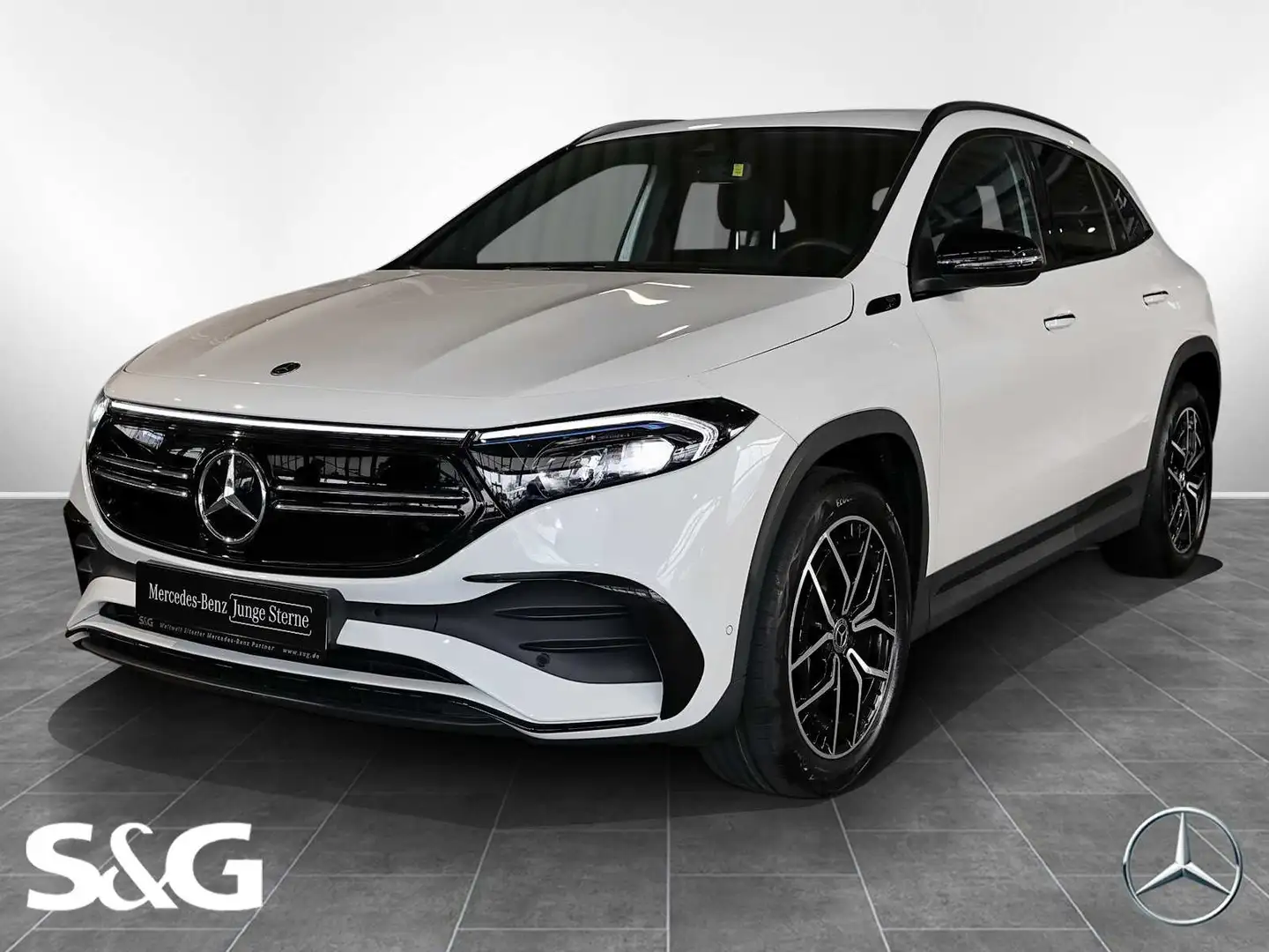 Mercedes-Benz EQA 250 AMG AHK+TOTWINKEL+KAMERA+NIGHT PAKET+19" Blanc - 1