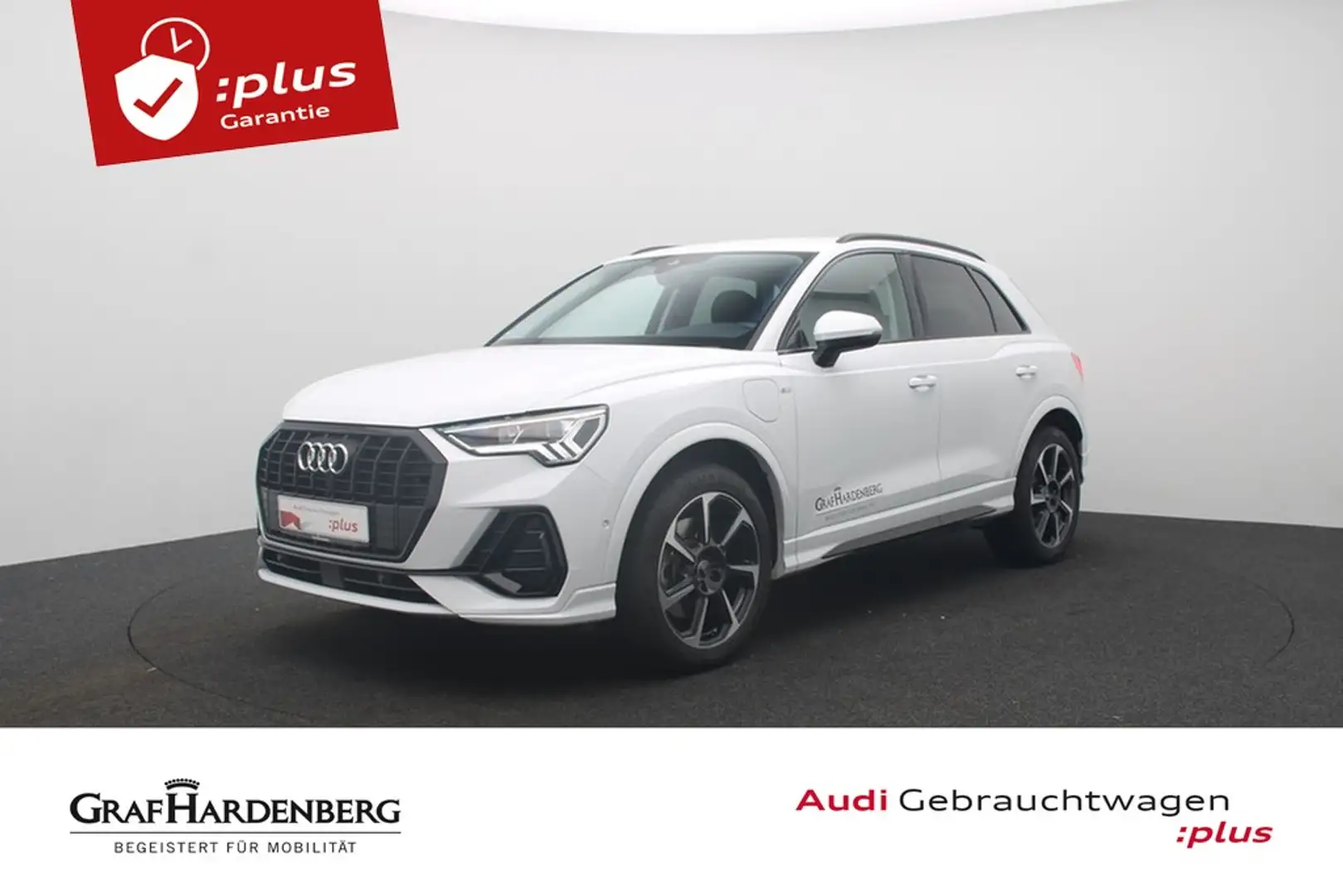 Audi Q3 45 TFSI e S line LED Navi SONOS AHK ACC Blanc - 1