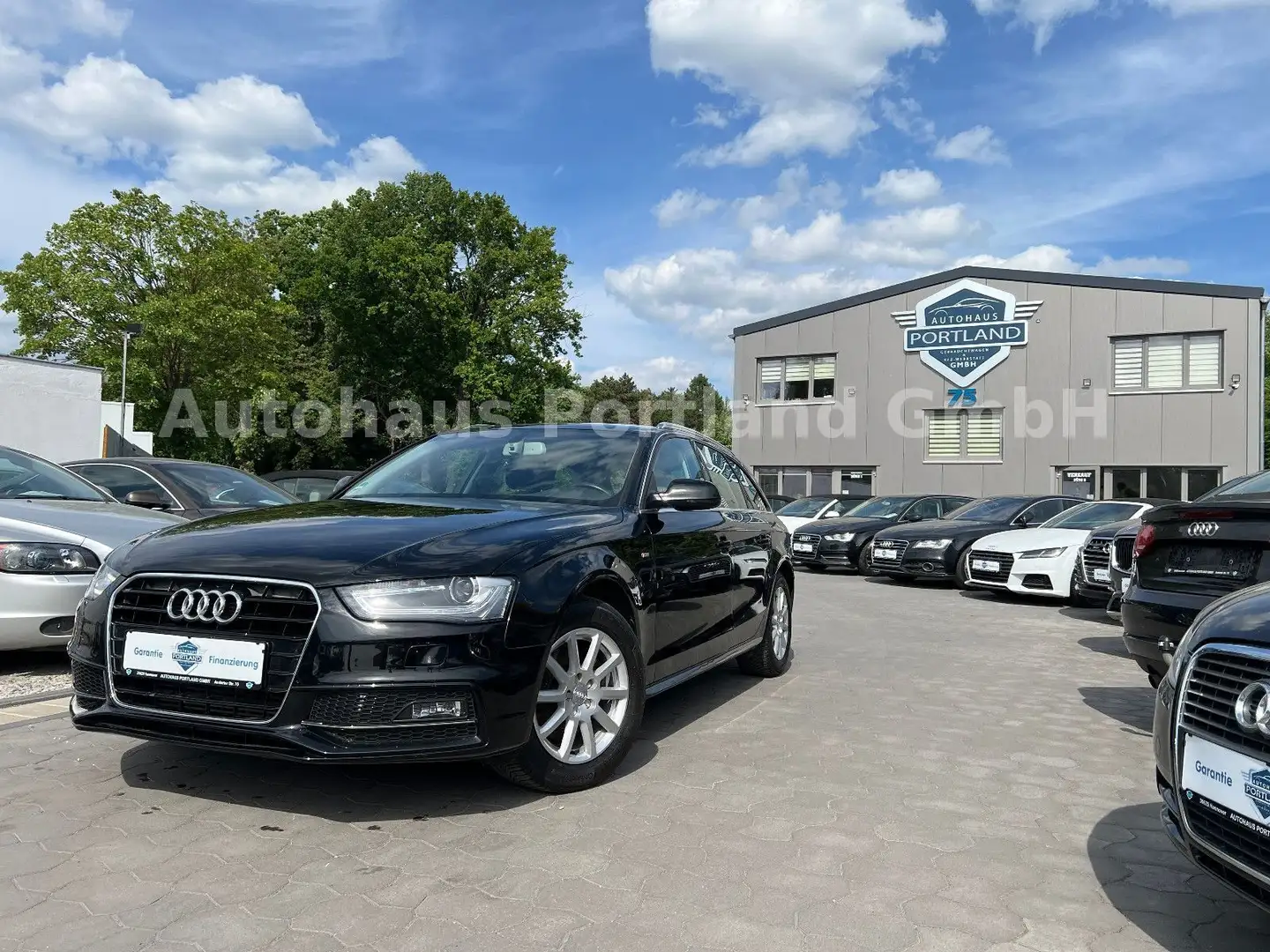 Audi A4 Avant Attraction 1.8 TFSI S-line/Navi/AHK Schwarz - 1