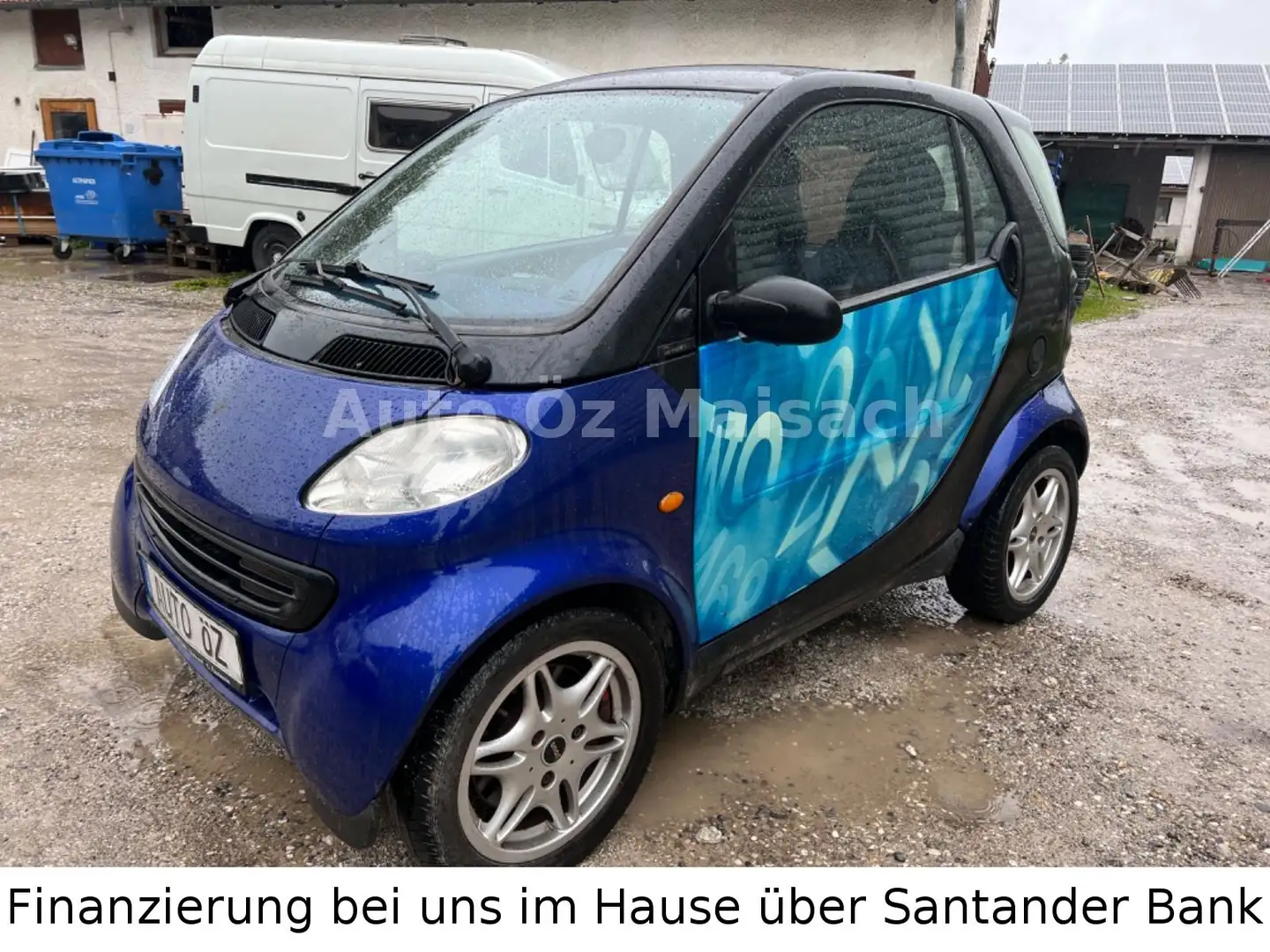smart forTwo smart & passion 0.6!OHNE TÜV!Keine Kraft Azul - 1