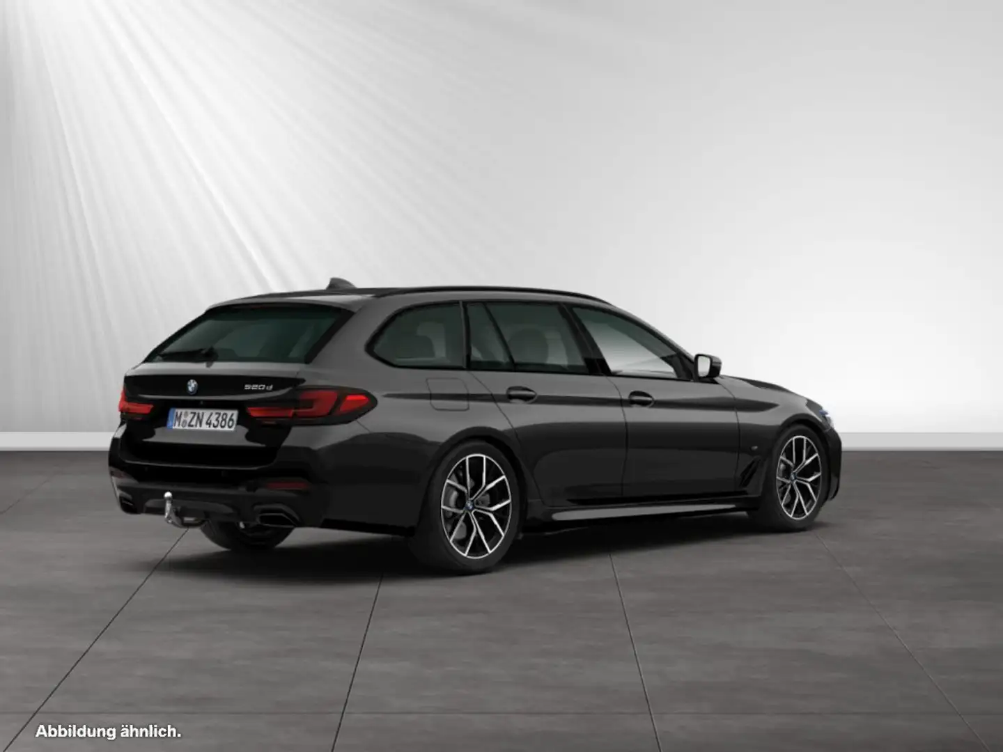 BMW 520 d Touring MSport AHK PA LCProf HiFi Nero - 2