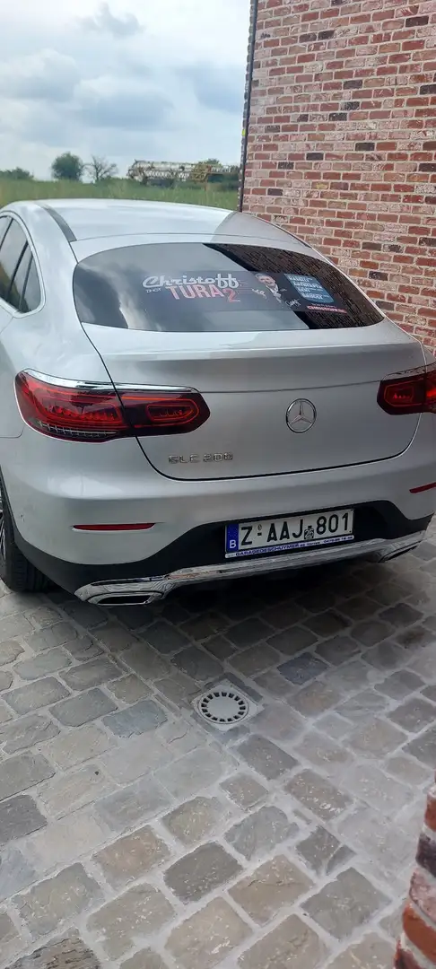 Mercedes-Benz GLC 200 GLC-Coupe 4Matic 9G-TRONIC Exclusive Mild hybride Argent - 2