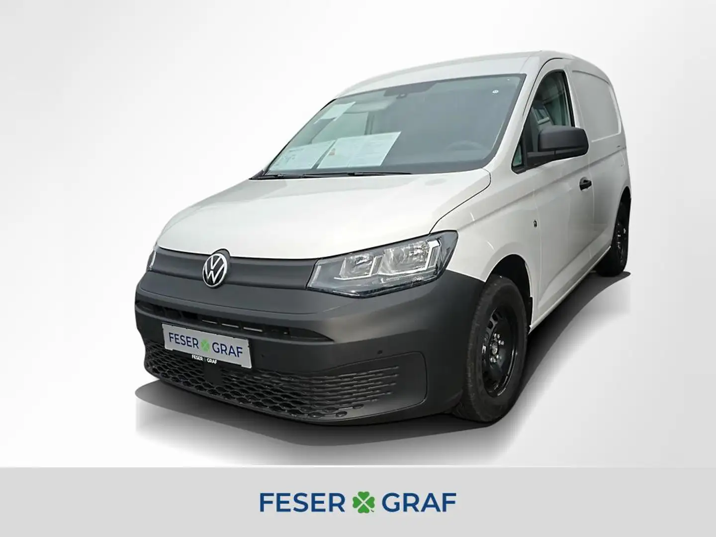 Volkswagen Caddy Cargo 2.0 TDI DAB+ GRA Holzboden Klima Weiß - 1