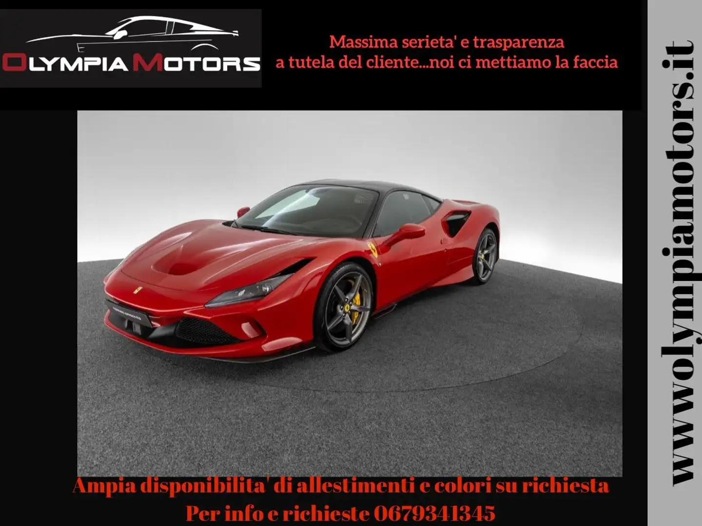 Ferrari F8 Tributo COUPE DCT NAVI KAMERA PDC CARBON Rosso - 1