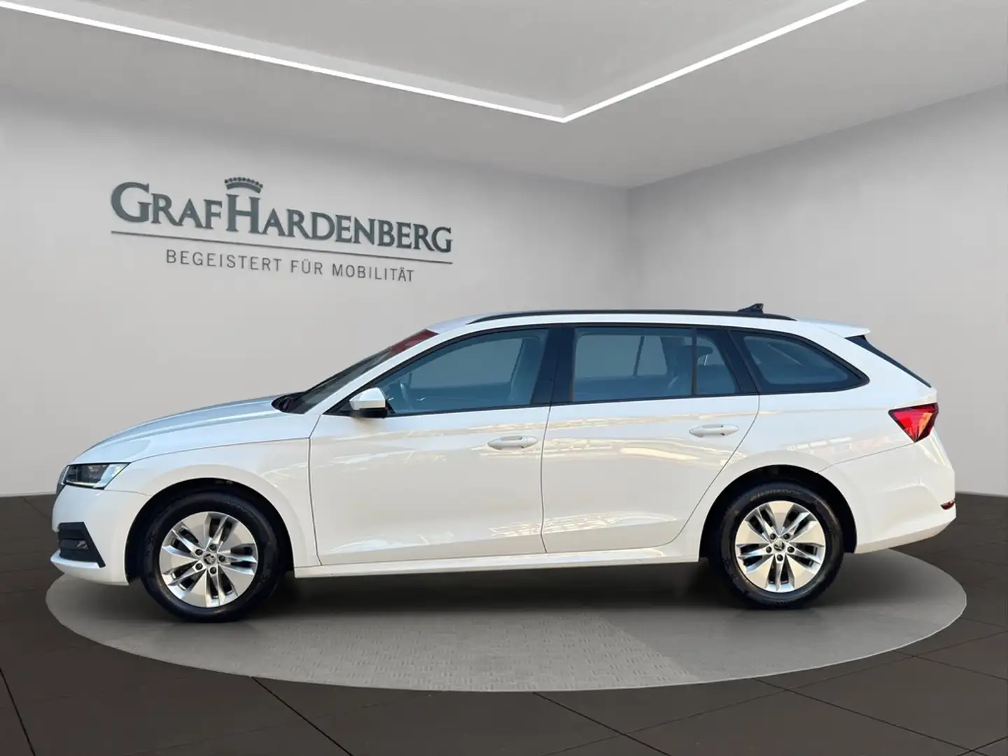 Skoda Octavia Combi Ambition 2.0 TDI Navi AHK LED Blanc - 2