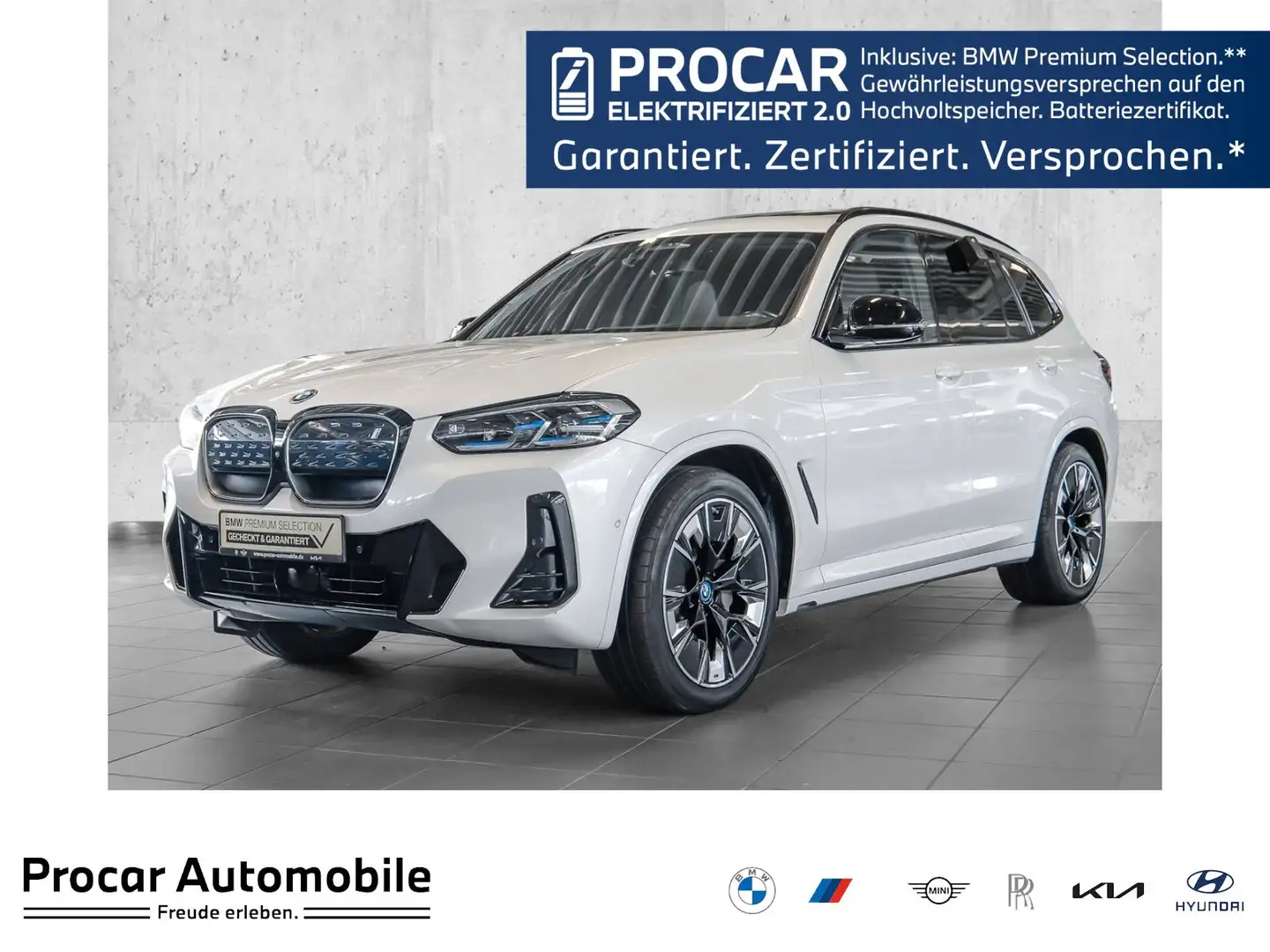 BMW iX3 Impressive HUD PANO ACC AHK 360°KAM RFK NAVI Stand Weiß - 1
