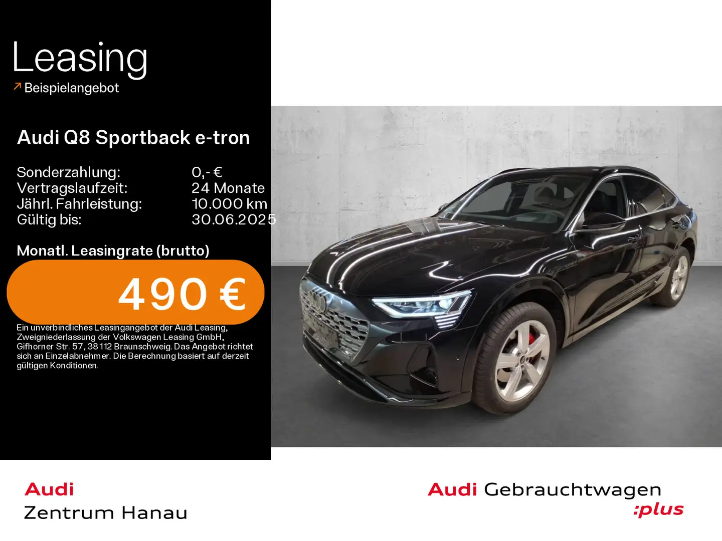 Audi Q8 e-tron Q8 e-tron Sportback 55 quattro advanced*NAVI-PLU Schwarz - 1
