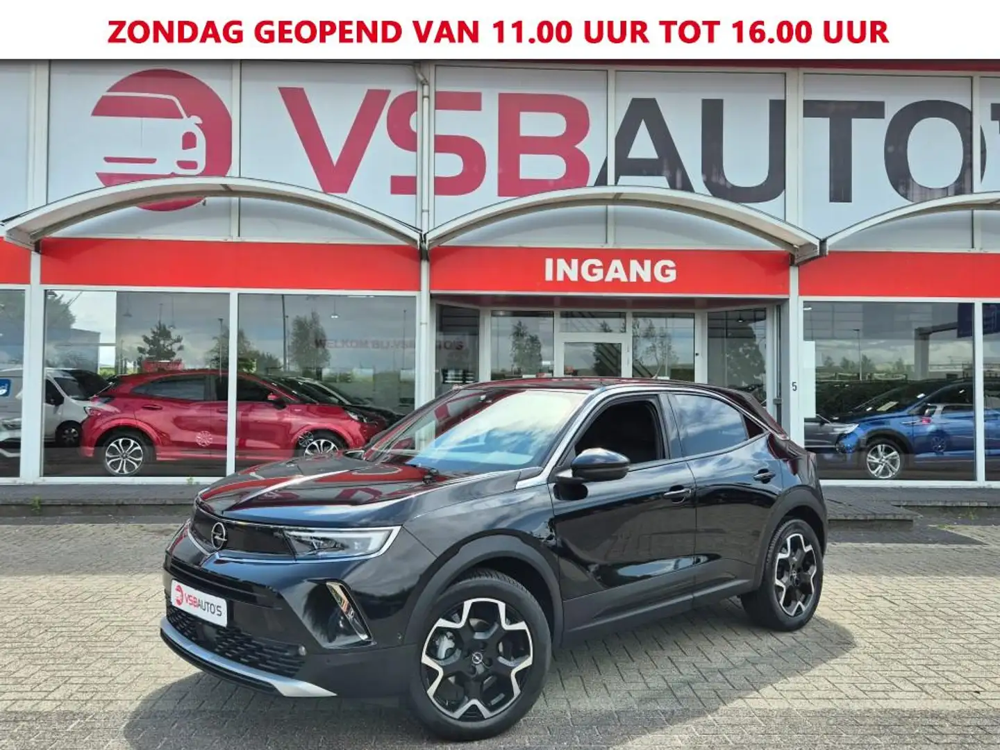 Opel Mokka 1.2 TURBO AUT. 130PK LED NAVI CAMERA CARPLAY AIRCO Zwart - 1
