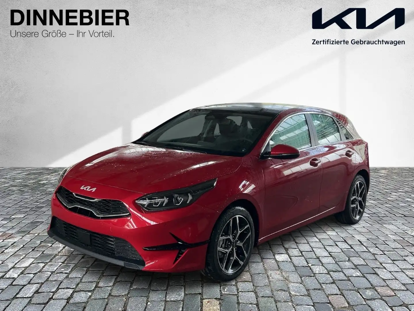 Kia Ceed / cee'd CEED 1.5T Spirit Glasdach+LED+Navi+Kamera Rood - 2