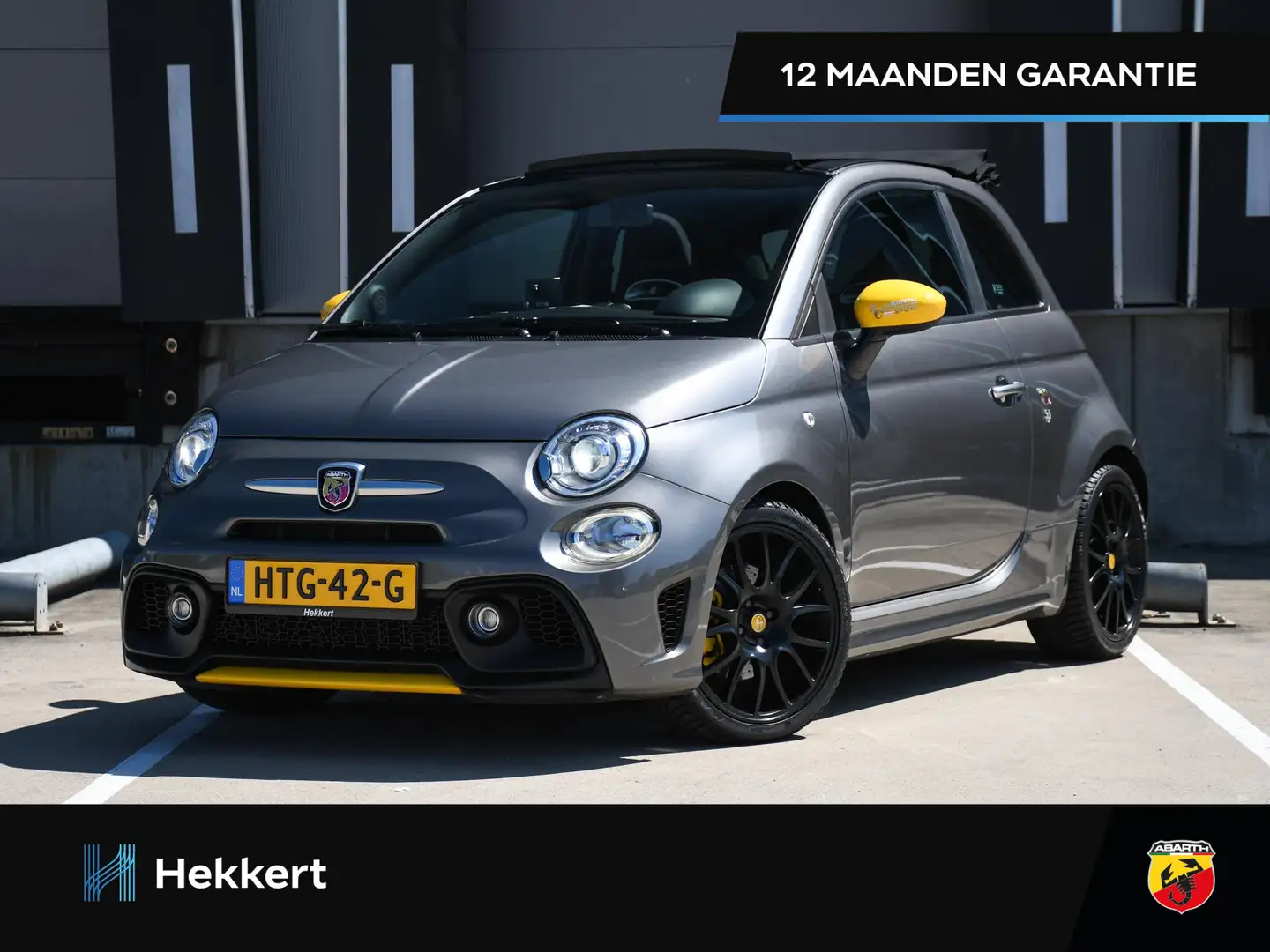 Fiat 500 Abarth Cabrio 595 Pista 1.4 T-Jet 160pk SOFT-TOP | 17''LM Szürke - 1