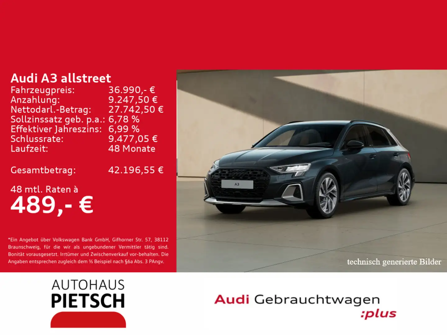 Audi A3 35 TFSI S-tronic Grau - 1