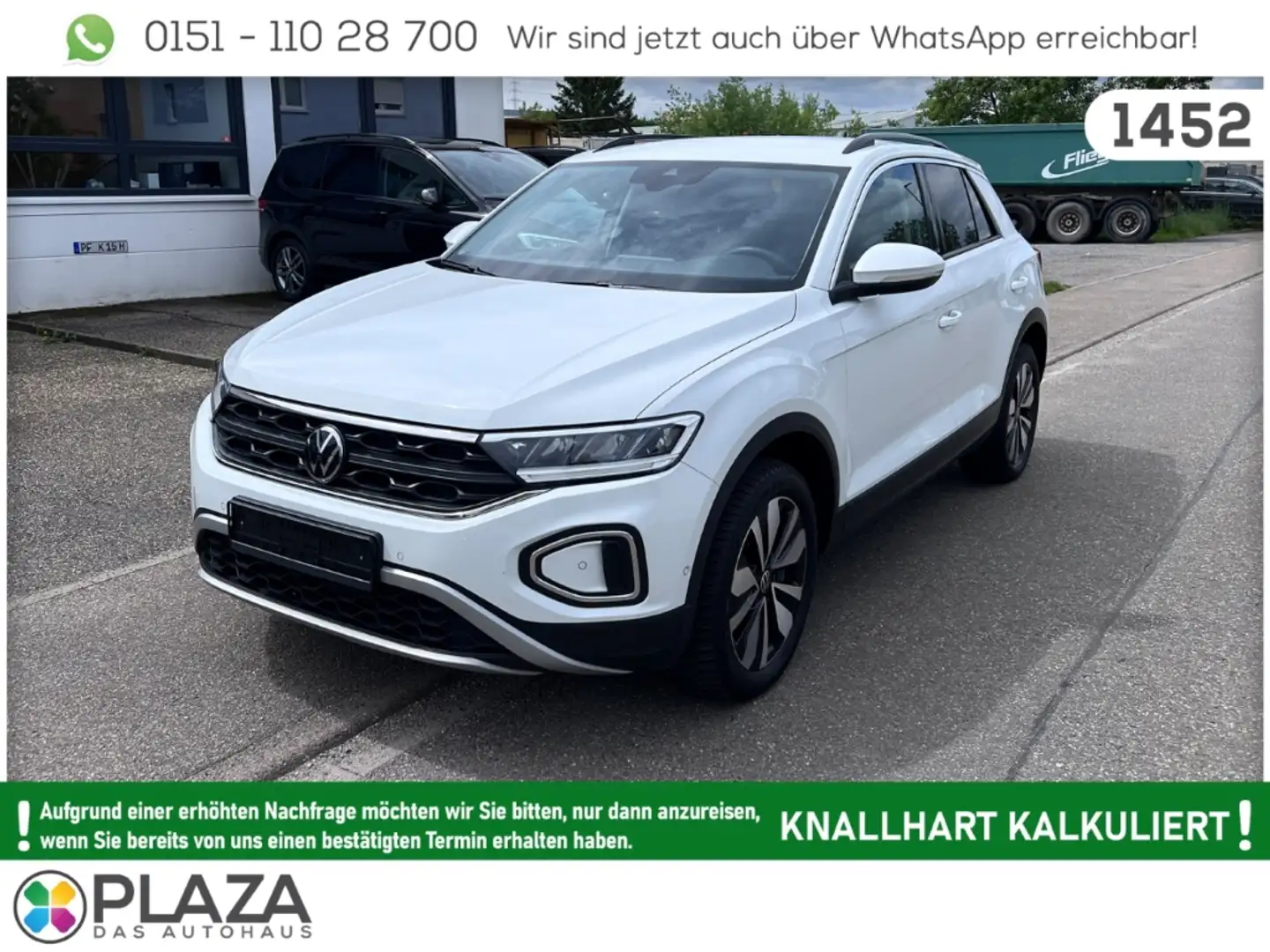 Volkswagen T-Roc 1.0TSI Move DC NAVI LED SHZ PDC DAB ALU Blanc - 1