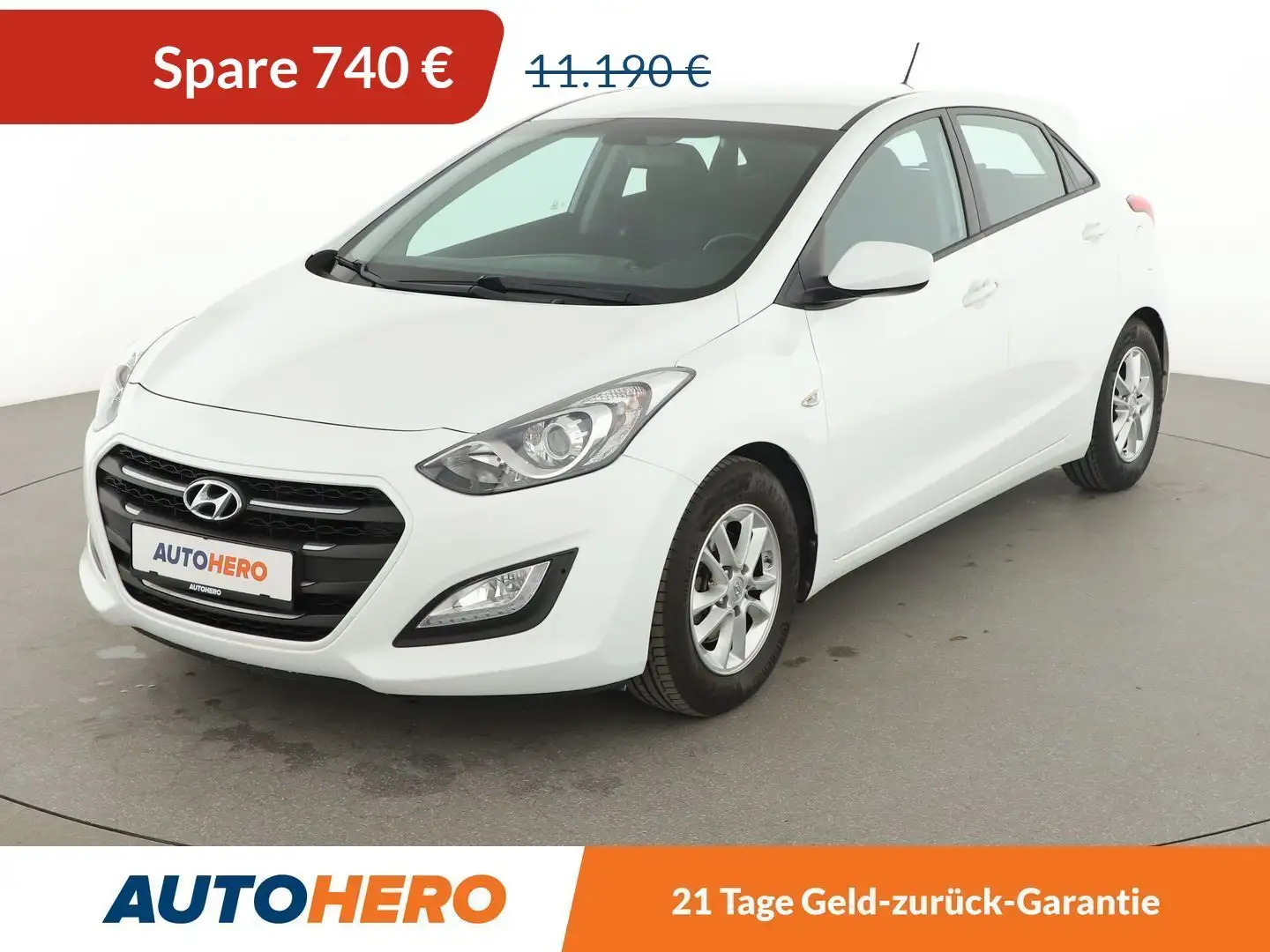 Hyundai i30 1.6 GDI Go!*TEMPO*PDC*KLIMA*GARANTIE* Weiß - 1
