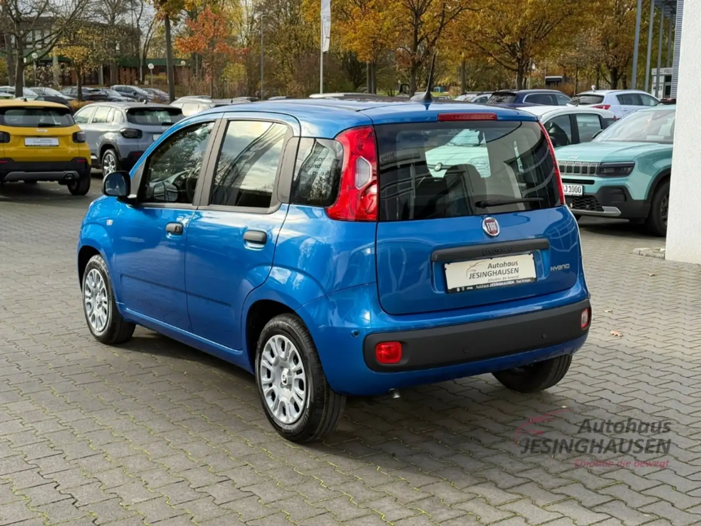 Fiat Panda Pandina ICON Spurhalteass. Verkehrszeichenerk. PDC Blau - 2