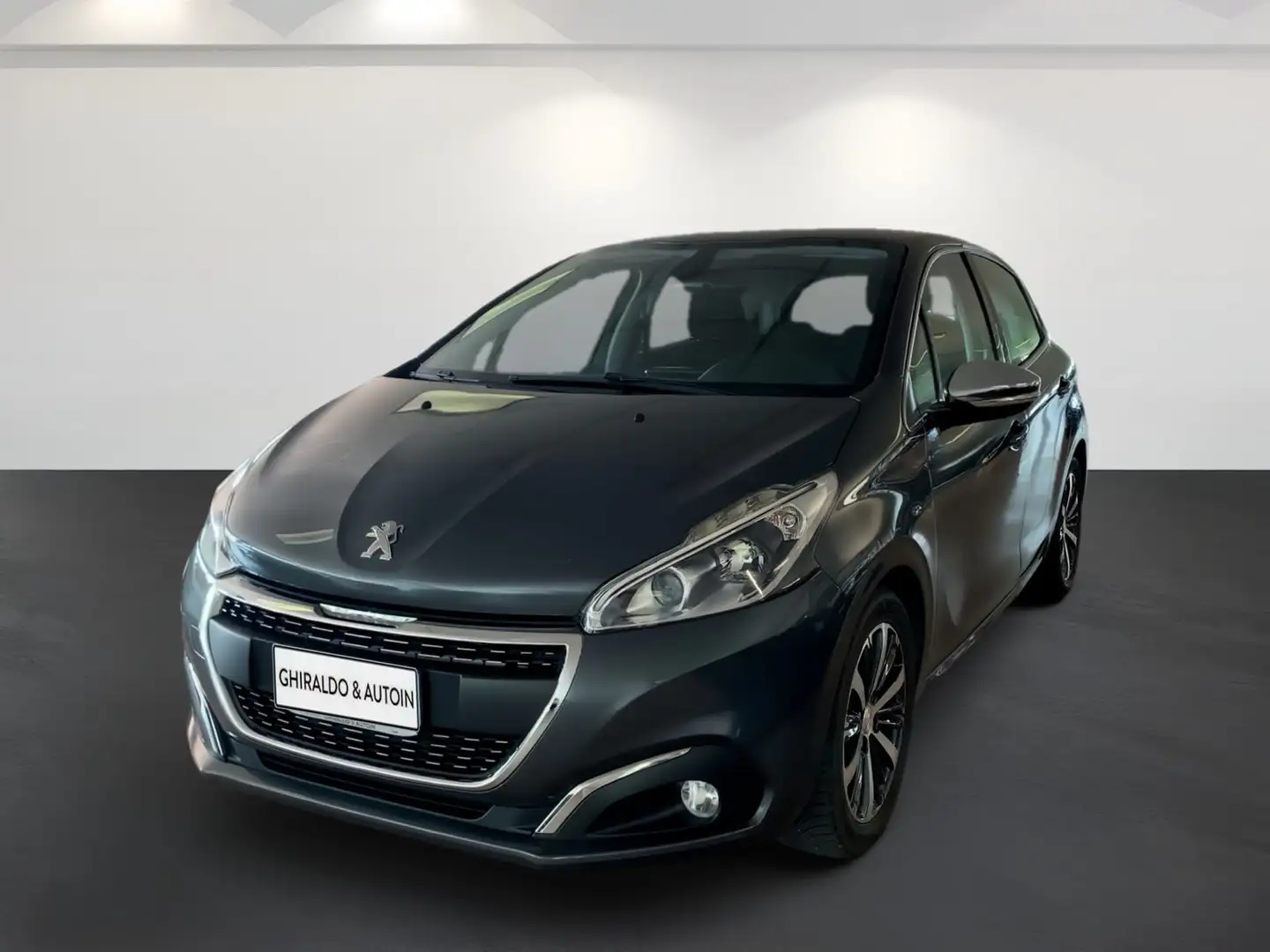 Peugeot 208 I 2015 5p 1.6 bluehdi Allure 75cv Gris - 2