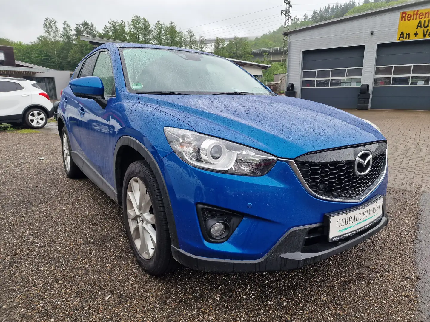 Mazda CX-5 Sports-Line AWD-19"ALU-KAMERA-NAVI-1.Hand-Scheckh. Blau - 1