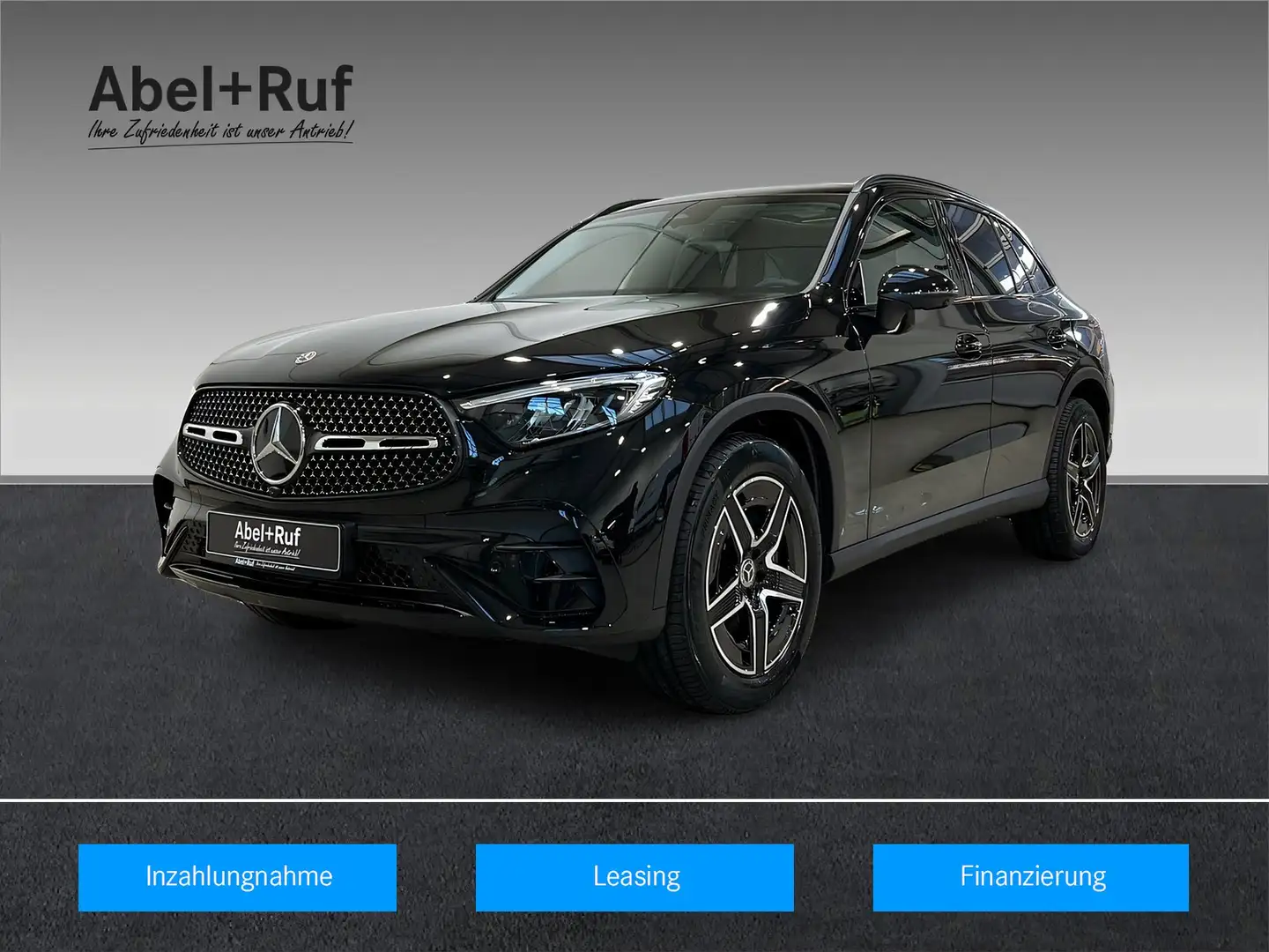 Mercedes-Benz GLC 200 4M AMG+LED+NIGHT+Pano+Ambi+TotW+AHK+360° Noir - 1