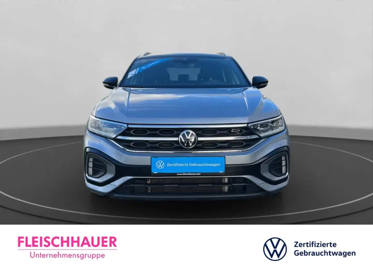 Volkswagen T-Roc R-Line 1.5 DSG+ACC+DAB+ACC+SHZ+MASSAGESITZ Silber - 2