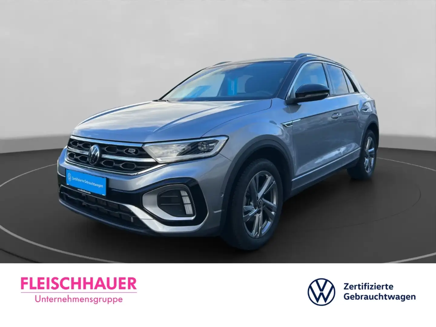Volkswagen T-Roc R-Line 1.5 DSG+ACC+DAB+ACC+SHZ+MASSAGESITZ Silber - 1