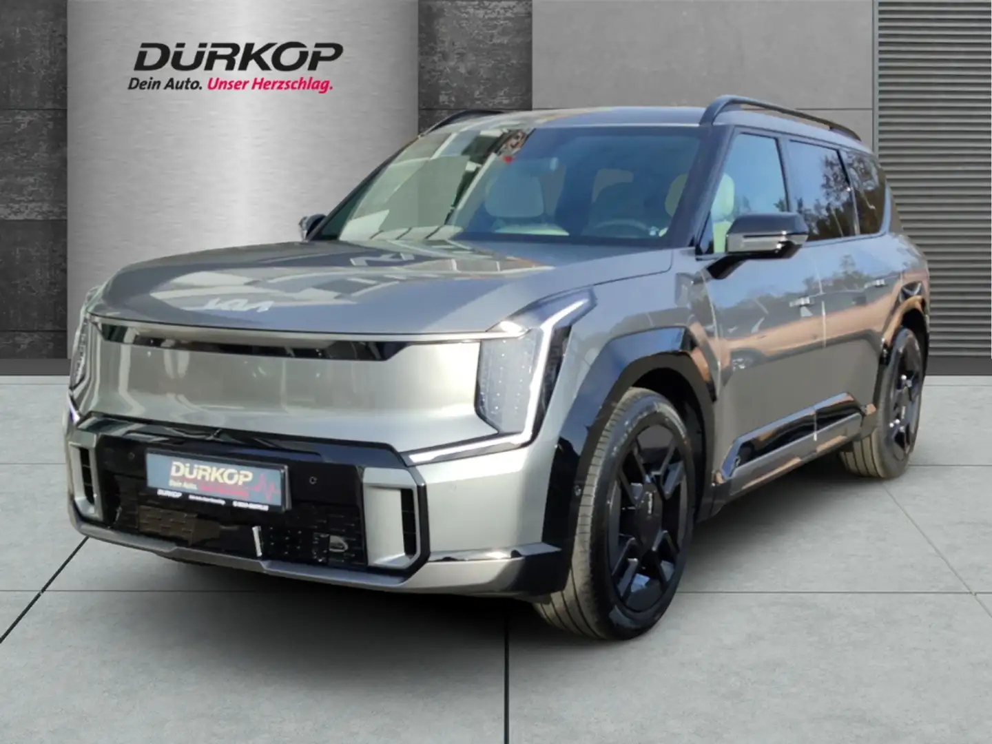 Kia EV9 AWD GT LINE Bidir. Laden HEAD-UP-Display El. Panod Grau - 1