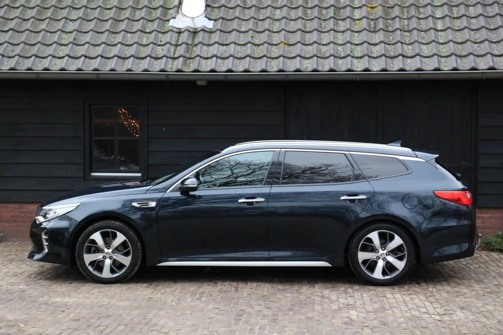 Kia Optima Sportswagon 1.7 CRDi GT-Line Panorama-Elek,Dak/Xen Blauw - 2