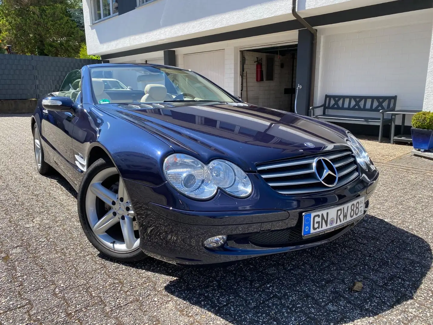 Mercedes-Benz SLR SL Roadster SL 350 NUR 68.000km! Blau - 2