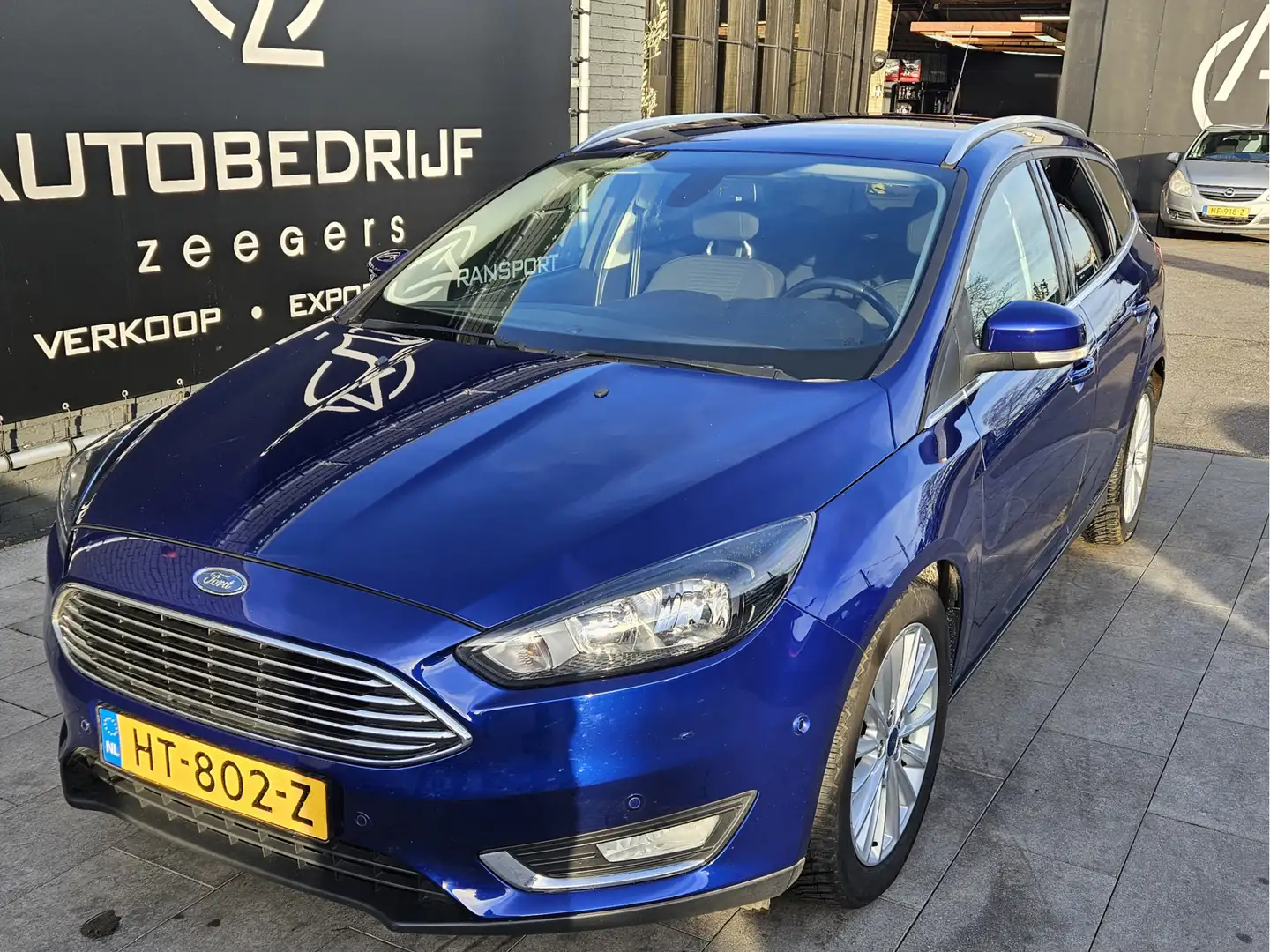 Ford Focus Wagon 1.0 Titanium Edition !!MOTOR START NIET!! Blauw - 2
