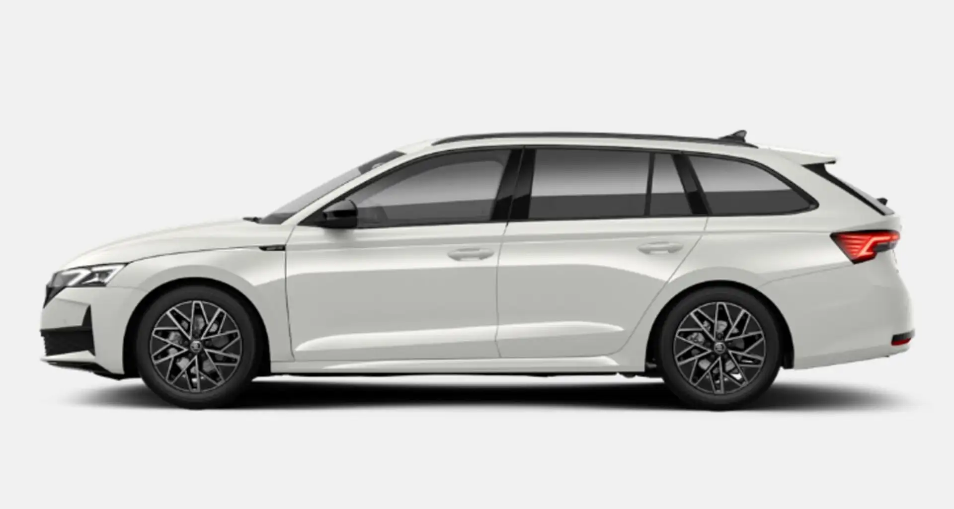 Skoda Octavia Combi eTSI DSG Sportl FL Matrix vEHK ACC 110 kW... Weiß - 2