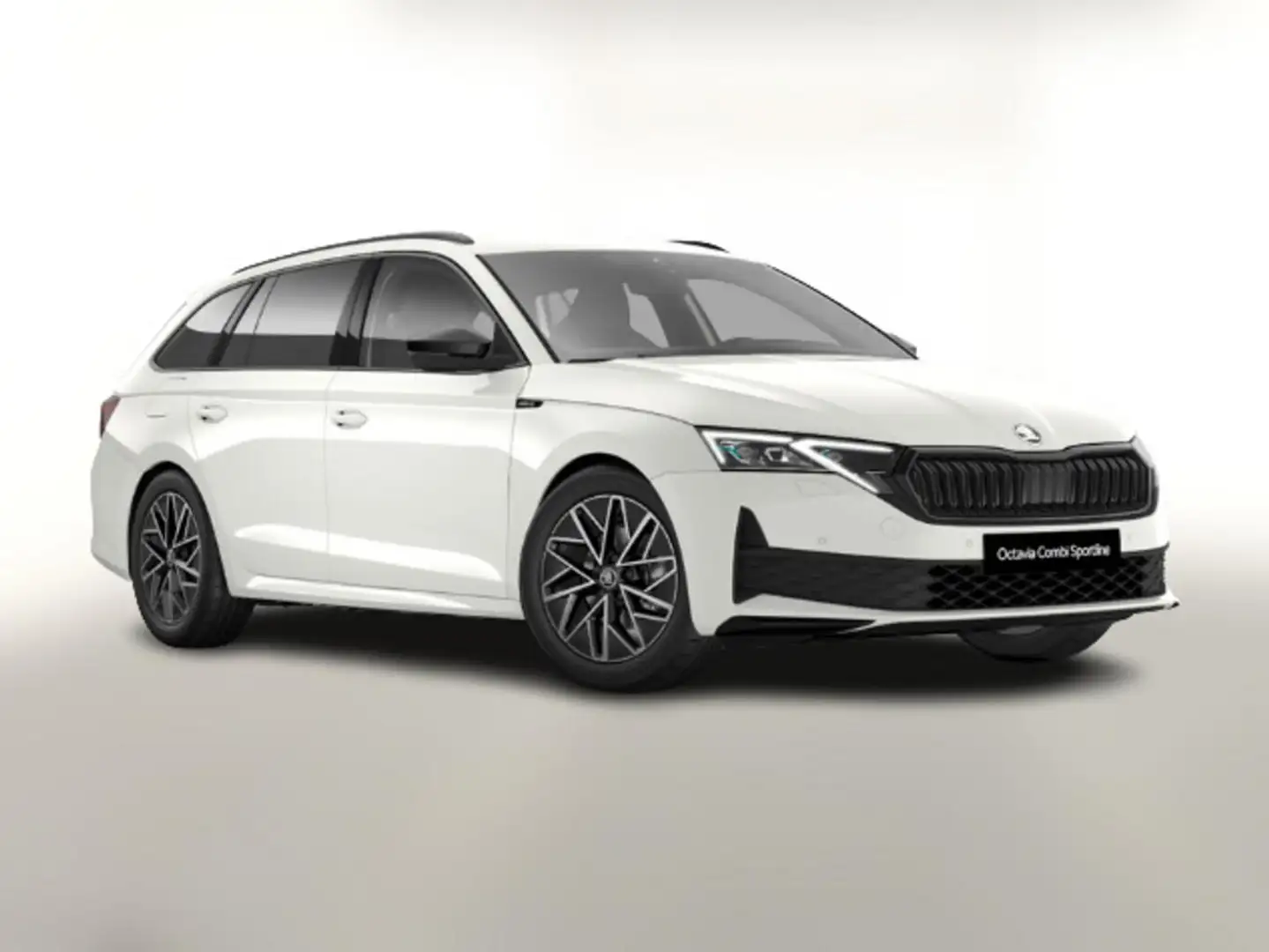 Skoda Octavia Combi eTSI DSG Sportl FL Matrix vEHK ACC 110 kW... Weiß - 1