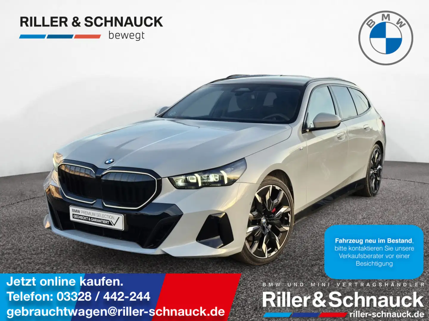BMW 520 i Touring M Sport Pro 21 ZOLL+B&W+AHK+PANO Grau - 1