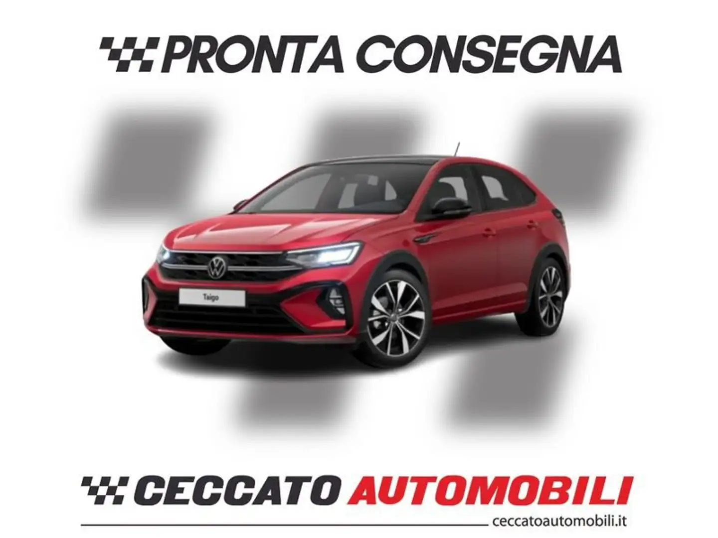 Volkswagen Taigo 1.0 TSI 110 CV DSG R-Line Rosso - 1