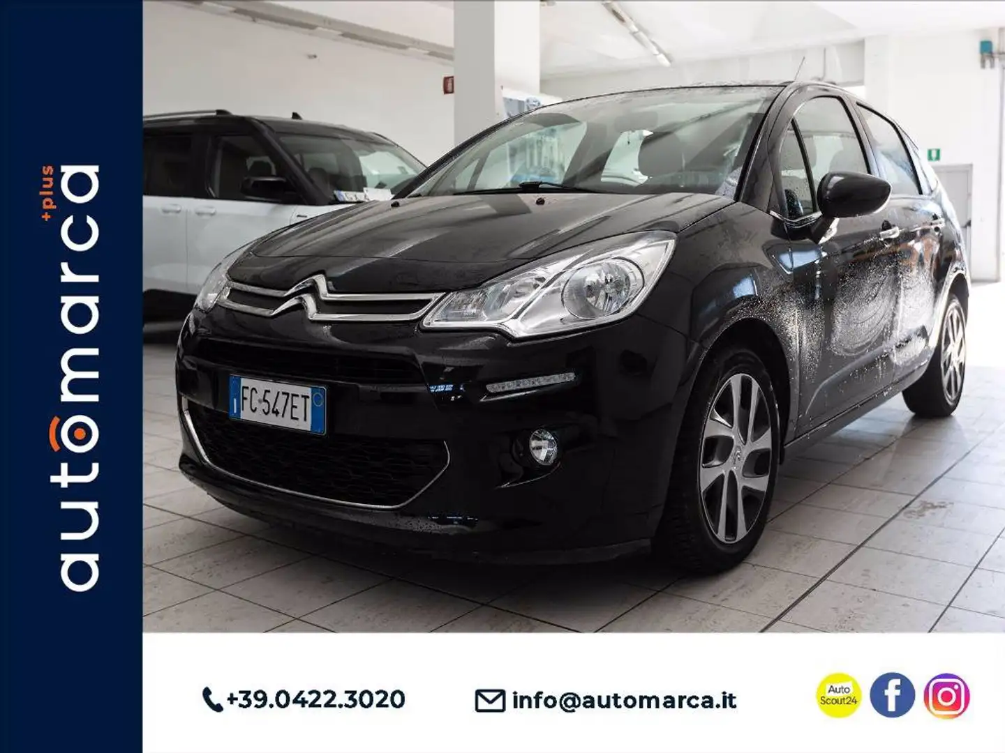 Citroen C3 1.2 puretech Exclusive 82cv E6 Nero - 1