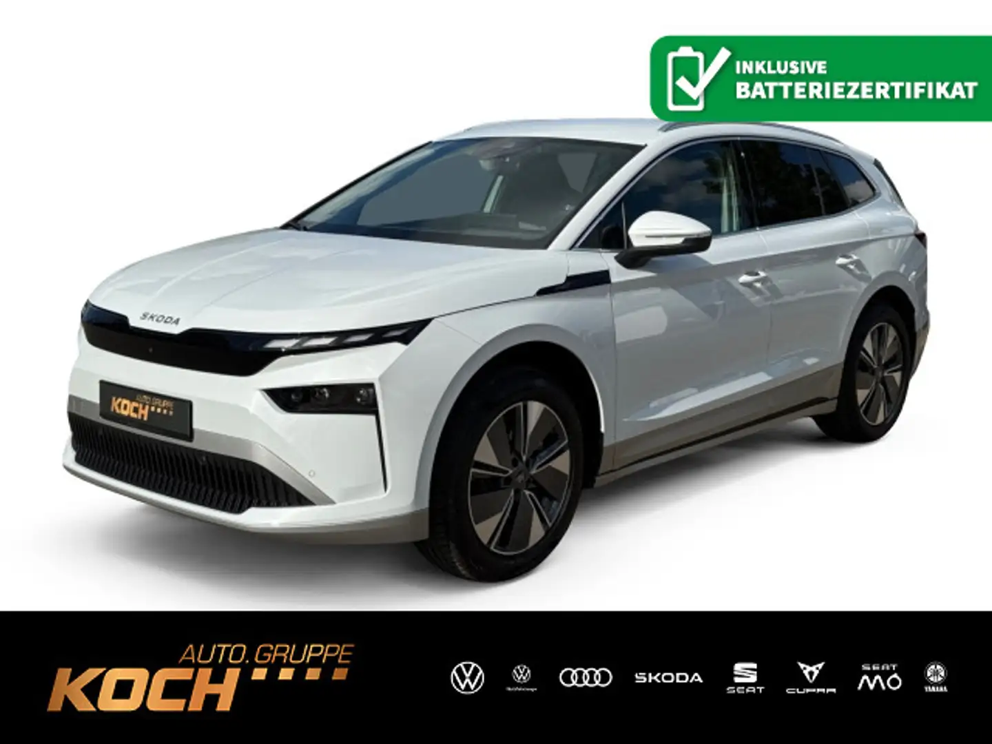 Skoda Enyaq Loft 85*NAVI*MATRIX-LED*360°KAM*AHK* Wit - 1