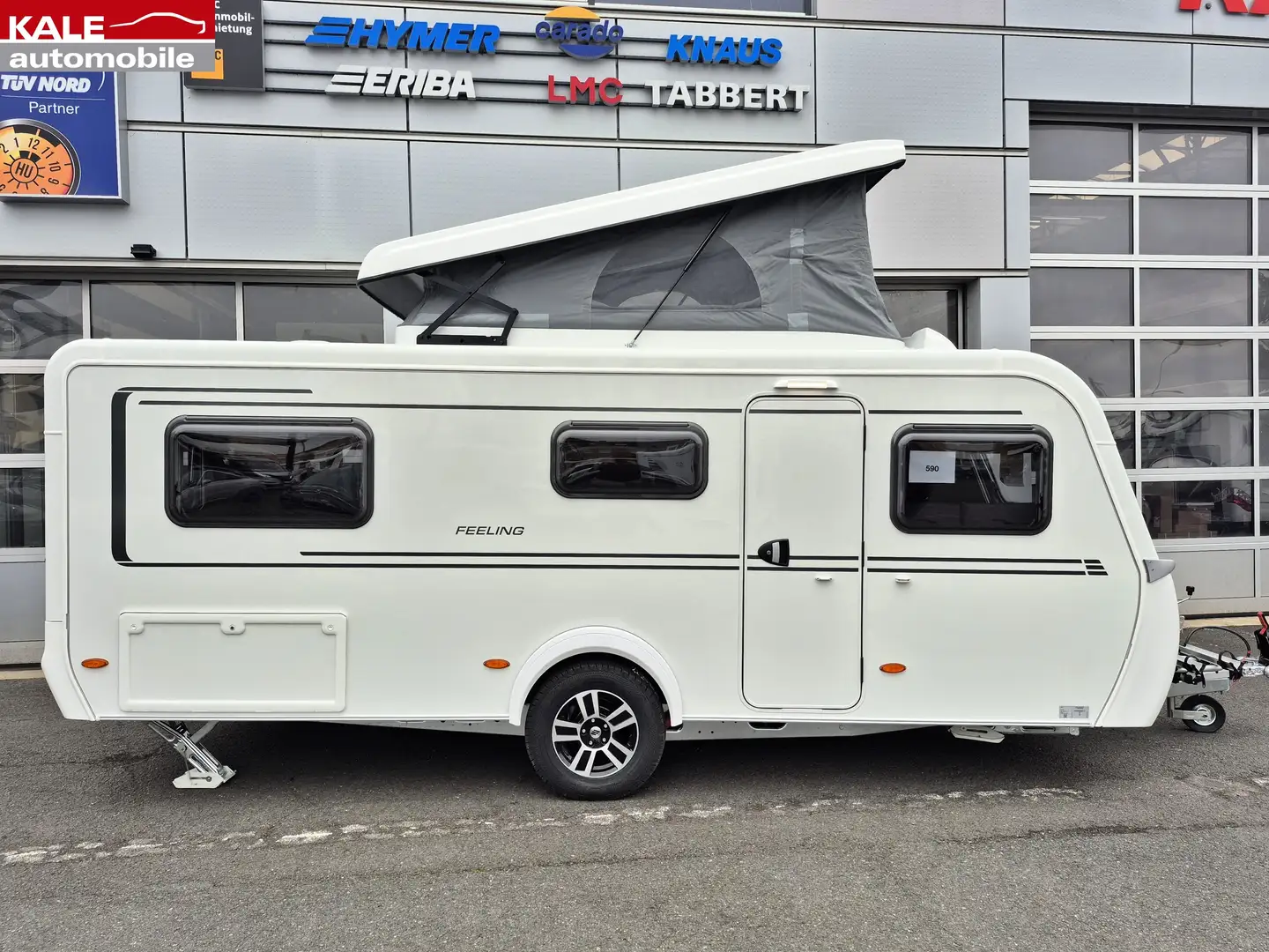 Hymer/Eriba Feeling 442 WELTNEUHEIT Aufstelldach,1800kg Blanc - 2