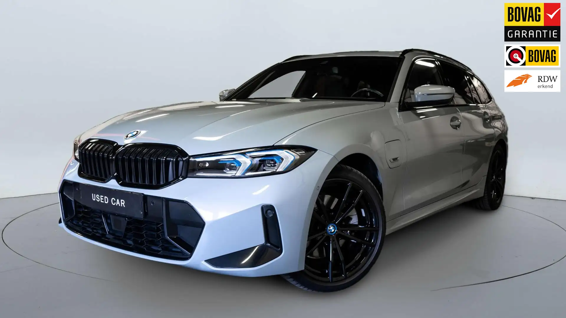BMW 330 3-serie Touring 330e M-Sport|ACC|HUD|292PK|Brookly Grigio - 1