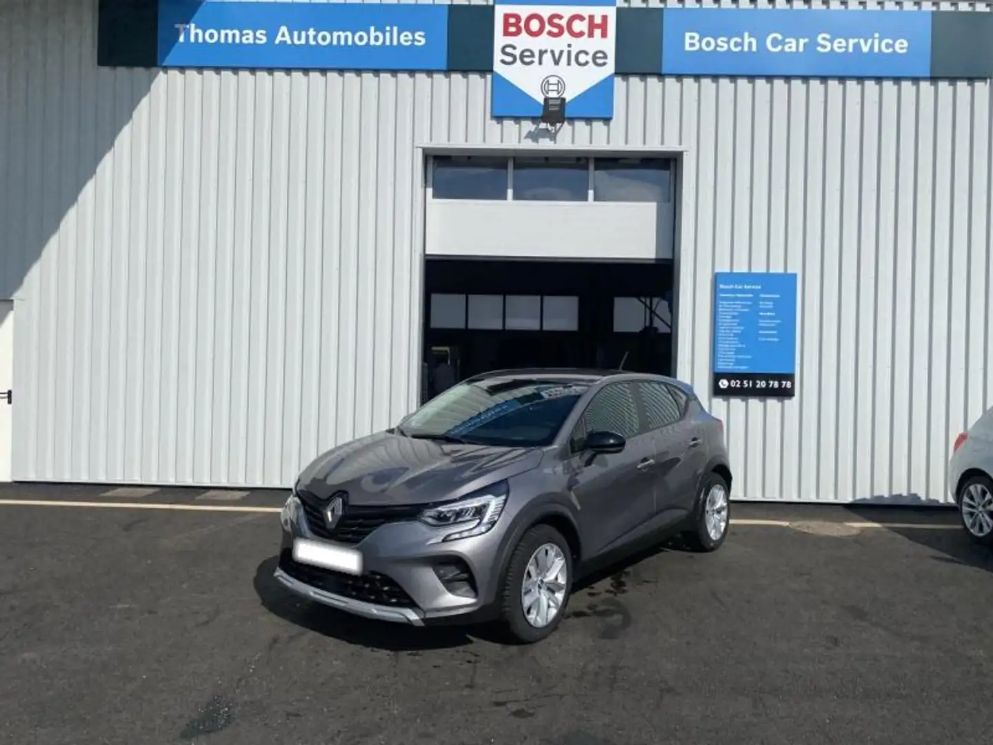 Renault Captur 1.6 E-Tech hybride 145ch Business -21 Gris - 1