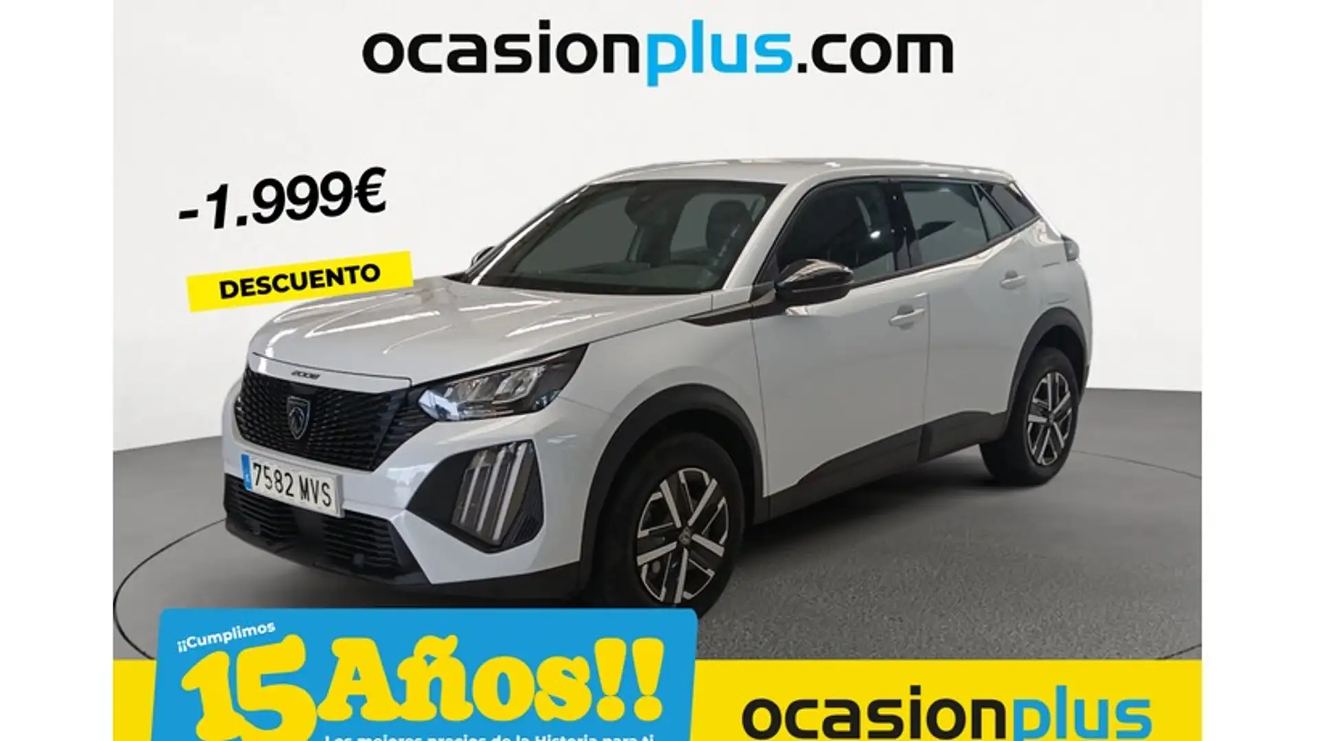 Peugeot 2008 1.2 PureTech S&S Active 100 Blanc - 1