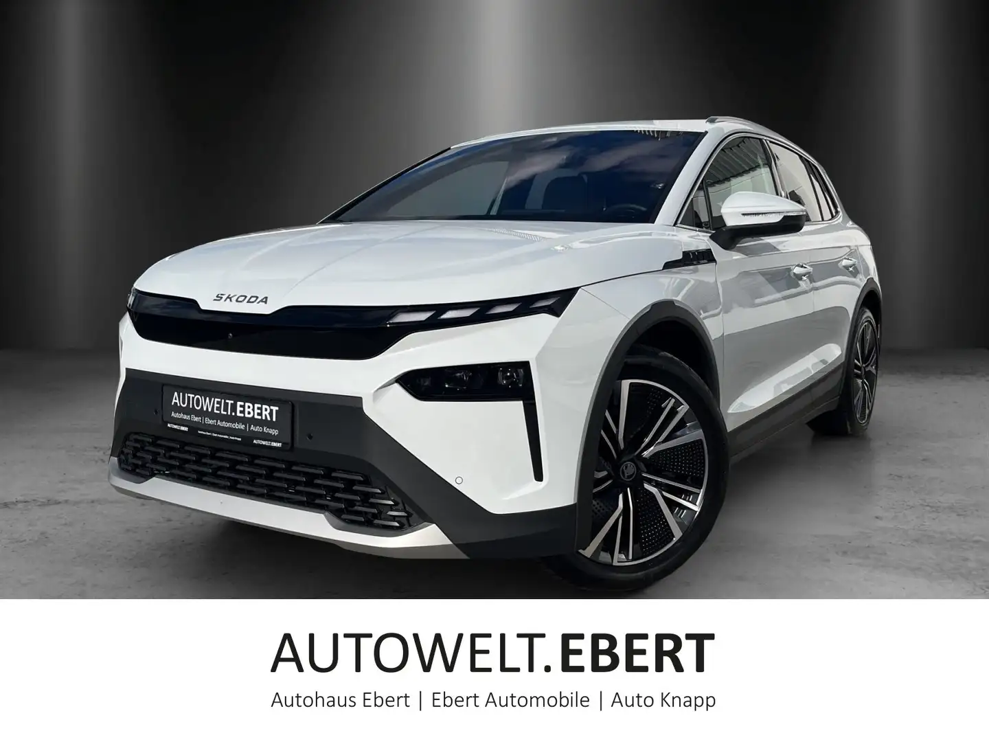 Skoda Elroq 85 Lodge/HUD/360°CAM/ACC/WÄRMEPUMPE/AHK/ Blanc - 1