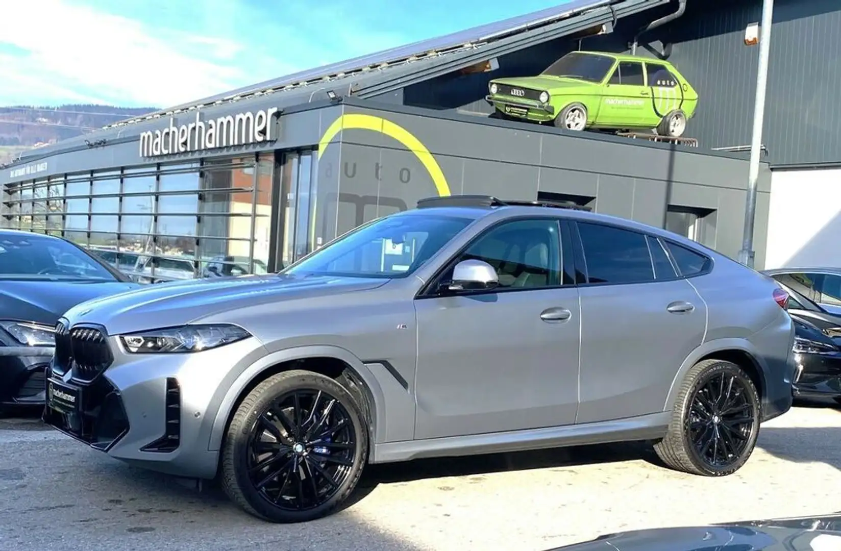 BMW X6 30d xDrive M SPORT PANO*HUD*FROZENPUREGRAY*22'' Grau - 1