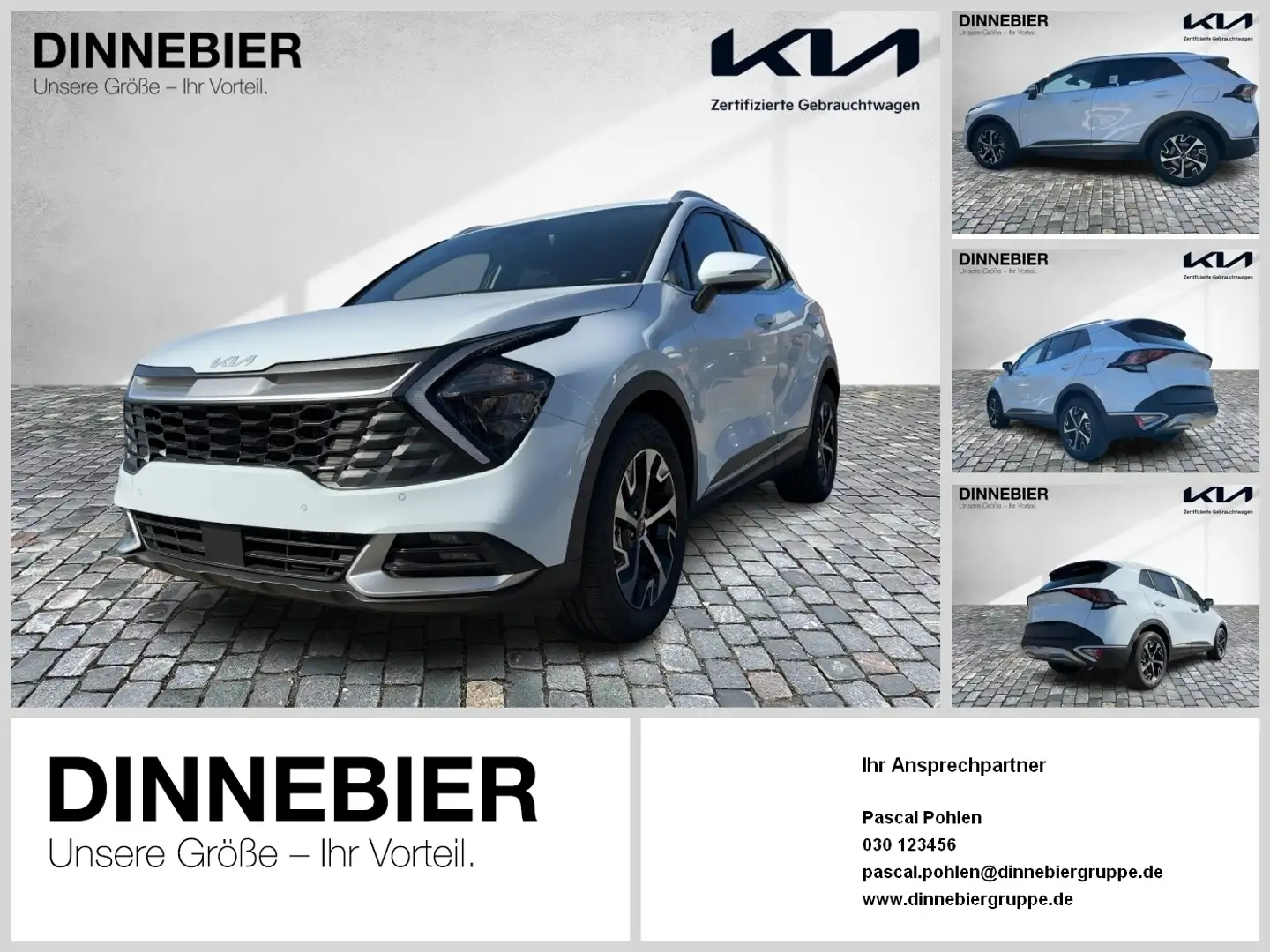 Kia Sportage Ultimate Edition 1.6T LED+Kamera+SHZ Weiß - 1